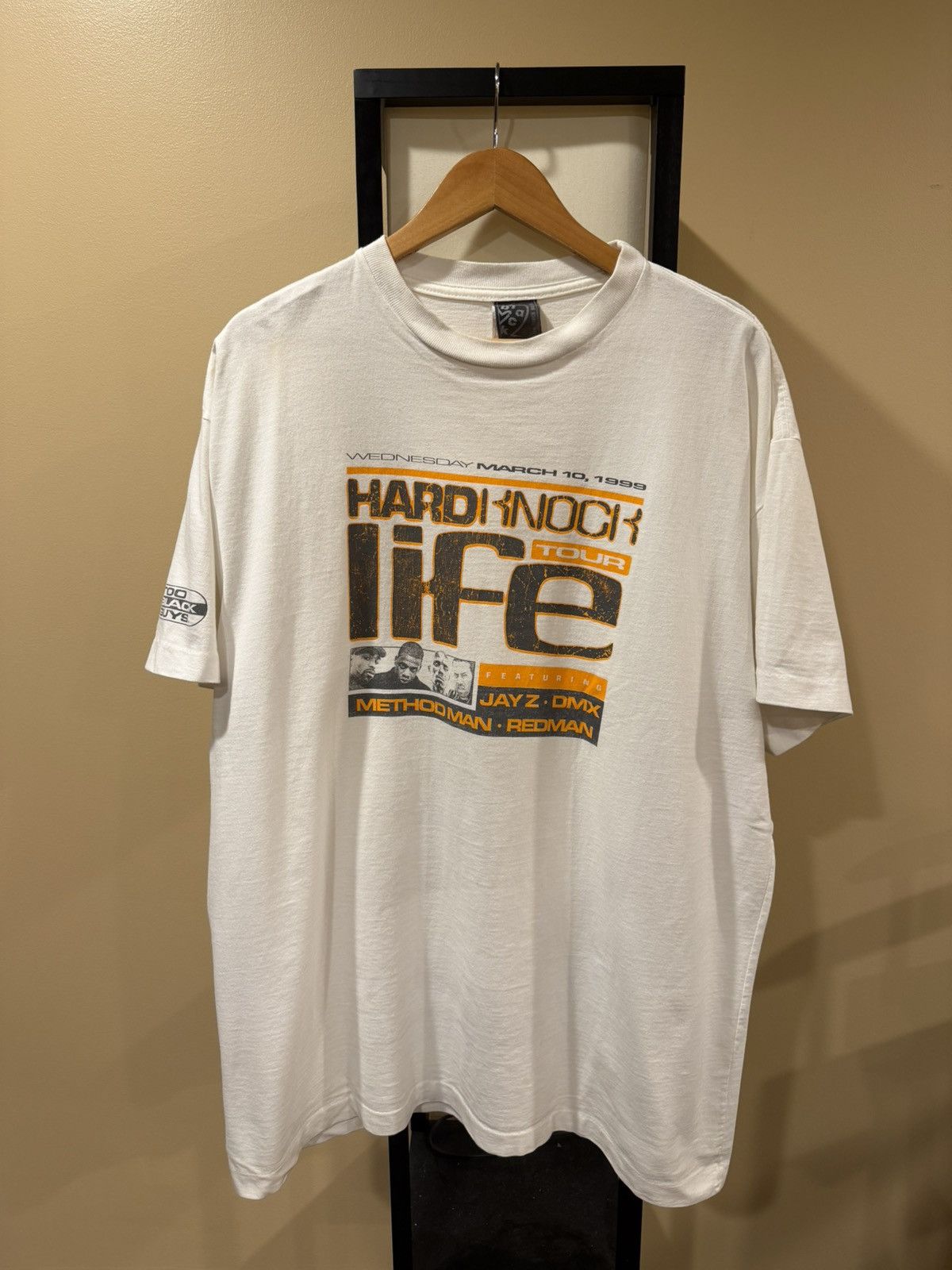 Vintage Jay Z Dmx Hard Knock Life Ryde Die Tour 99 Rap Tee Hoodie, Sweatshirt | PodTeesHub.com