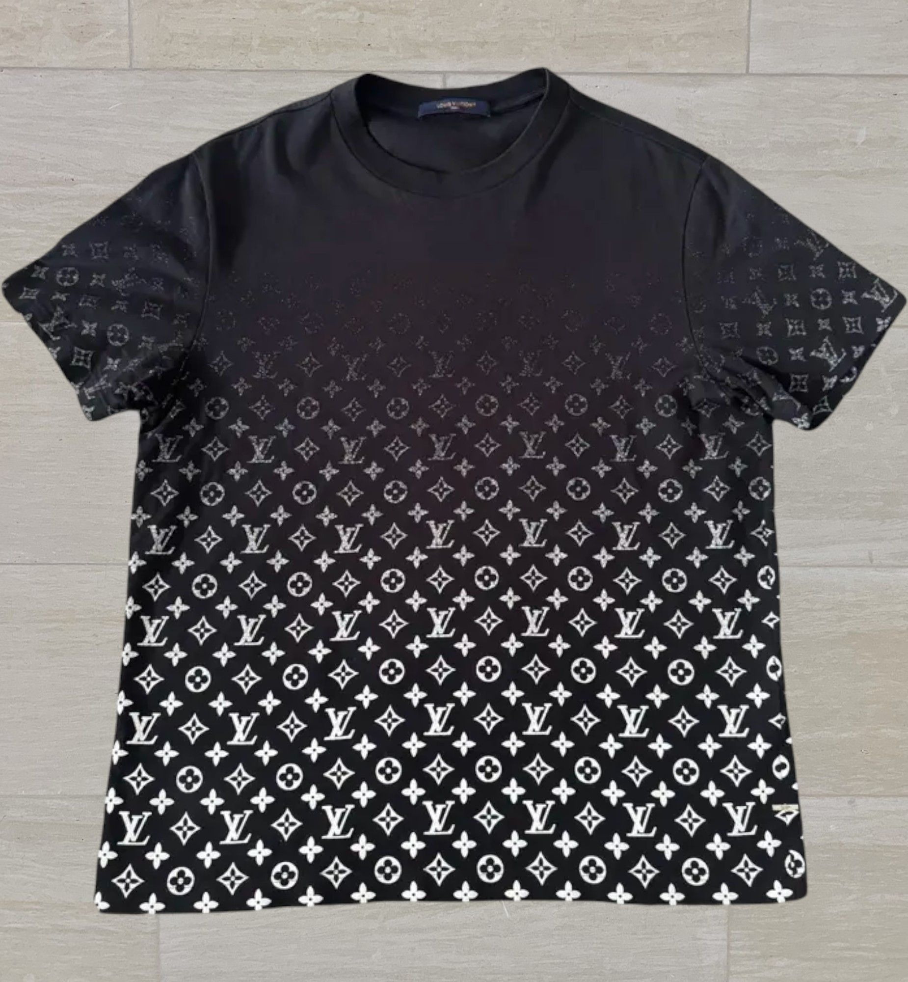 Vuitton Louis Vuitton Monogram Lv Gradient T Shirt Crewneck Hoodie, Sweatshirt | PodTeesHub.com