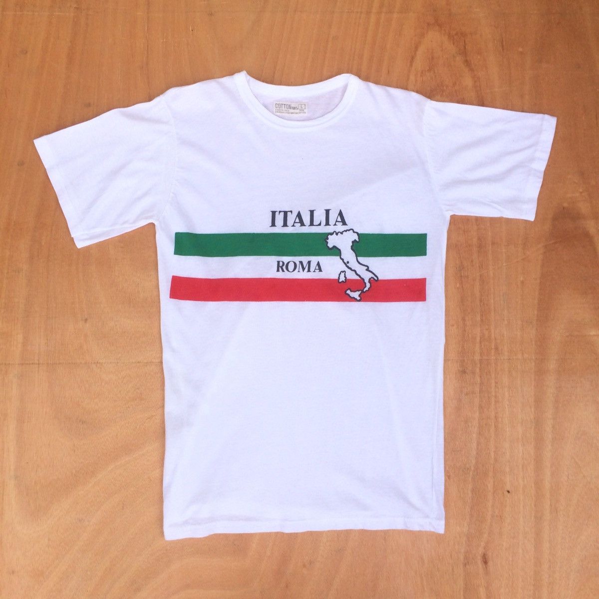 Vintage 80s Italia Flag Tshirt Hoodie, Sweatshirt | PodTeesHub.com