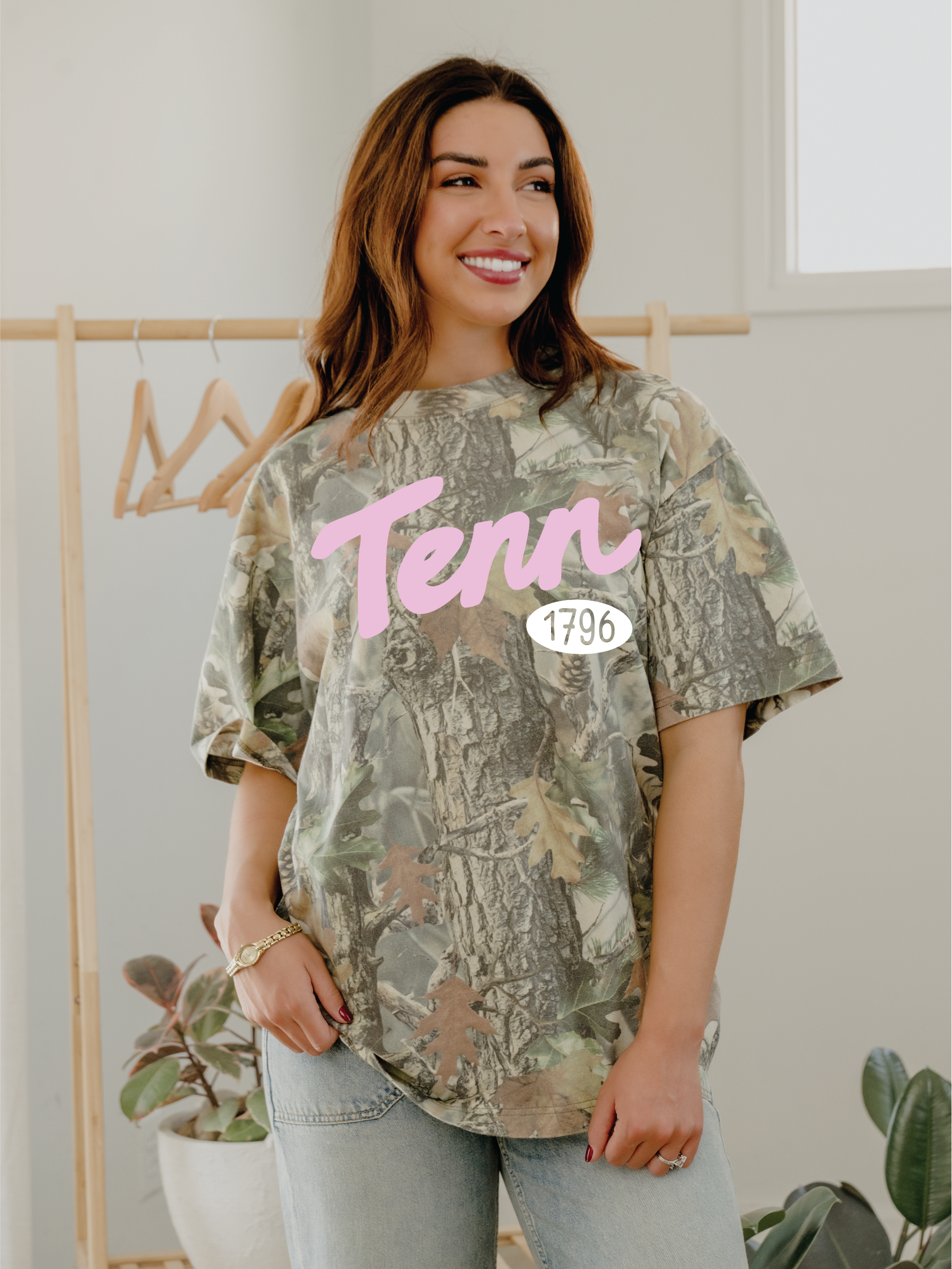 Tennessee Established Script Camo Tee Hoodie, Sweatshirt | PodTeesHub.com