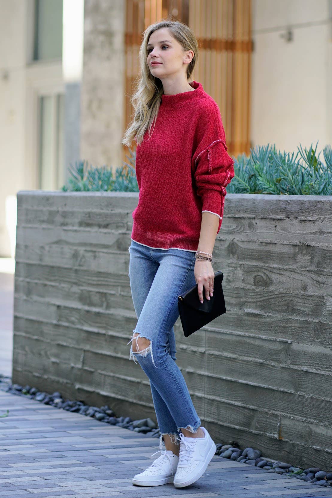'oversized Mock Neck Raw Seam Chenille Sweater T-Shirts, Hoodie, Sweatshirt | PodTeesHub.com