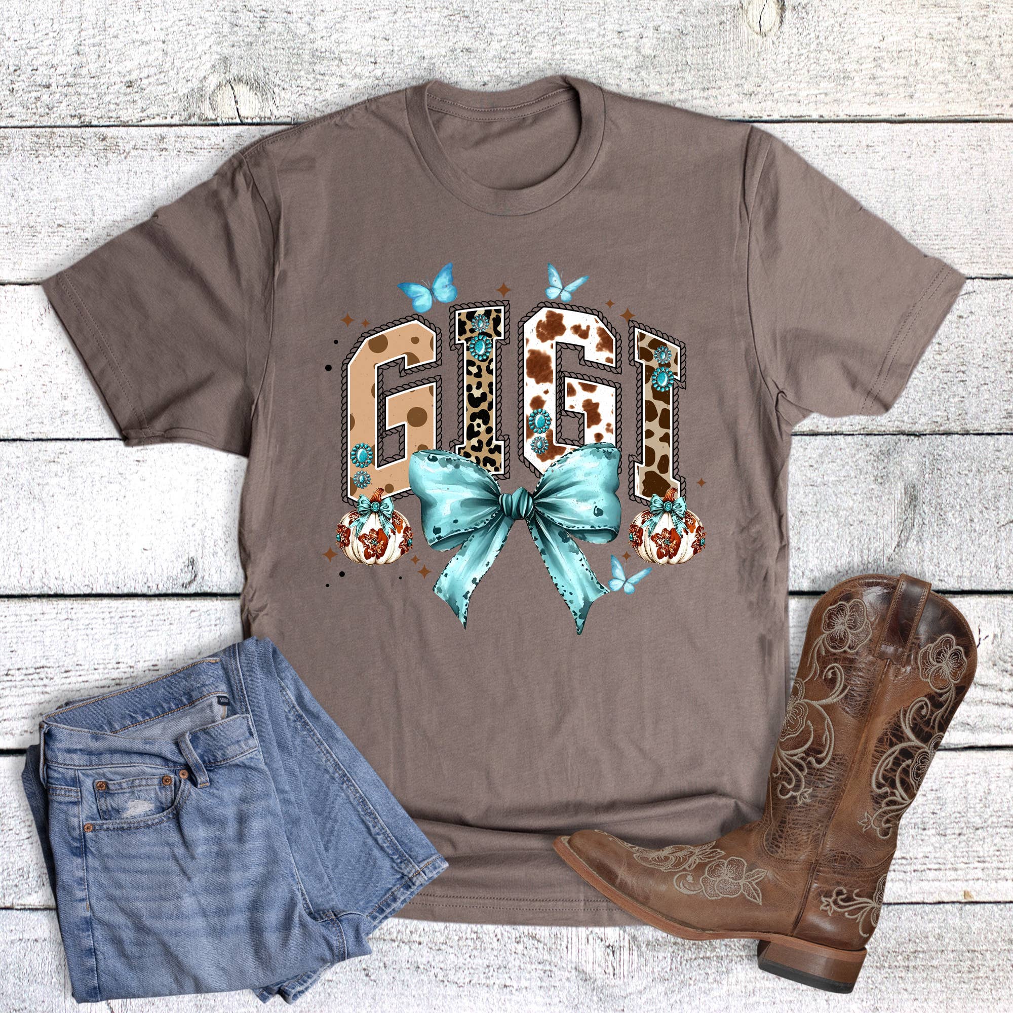 Western Fall Coquette Gigi Graphic Tee Hoodie, Sweatshirt | PodTeesHub.com