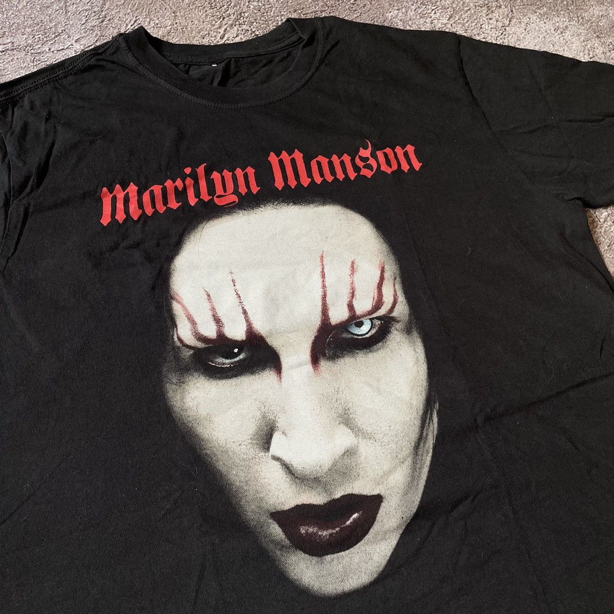 Band Tees Vintage Y2k Marilyn Manson Logo Blood Dead Skulls Horror Tee Hoodie, Sweatshirt | PodTeesHub.com