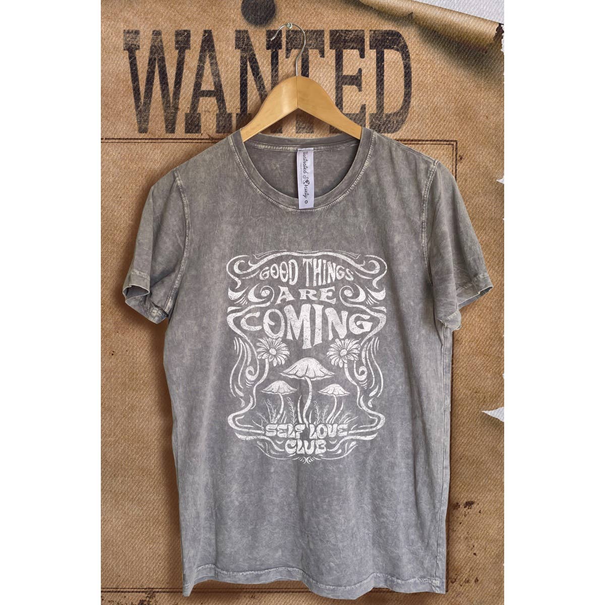 Good Thing Are Coming Mineral Wash Vintage  Graphic  Tee Hoodie, Sweatshirt | PodTeesHub.com