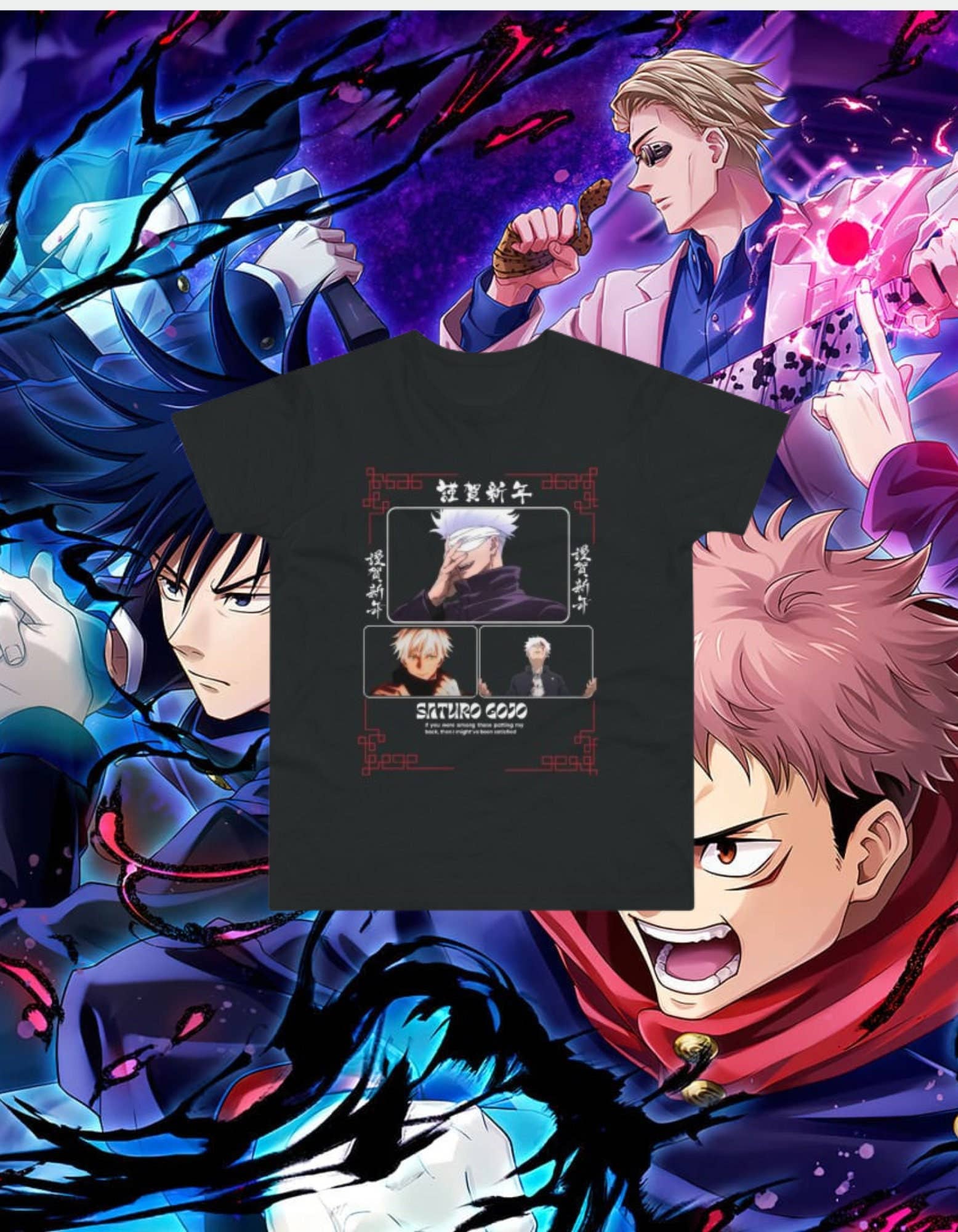 Jujutsu Kaisen T-Shirt – Perfect For Anime Lovers, Unisex Hoodie, Sweatshirt | PodTeesHub.com