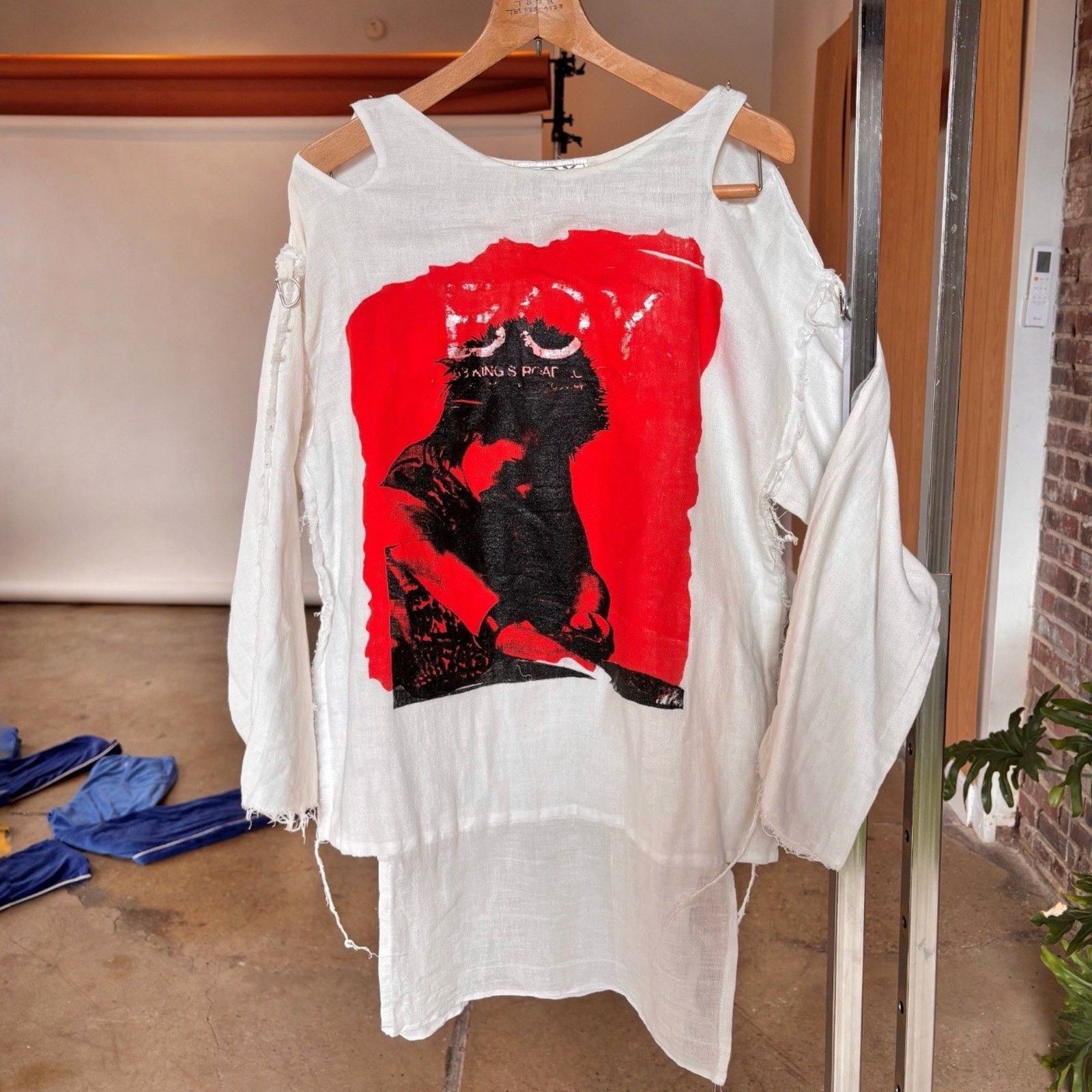Boy London Vintage 80s Boy London Muslin Shirt Seditionaries Hoodie, Sweatshirt | PodTeesHub.com