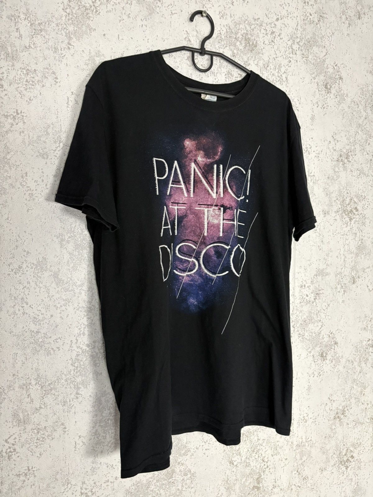 Band Tees Panic At The Disco Galaxy Logo Band T Shirt Y2k Punk Tee Xl Hoodie, Sweatshirt | PodTeesHub.com