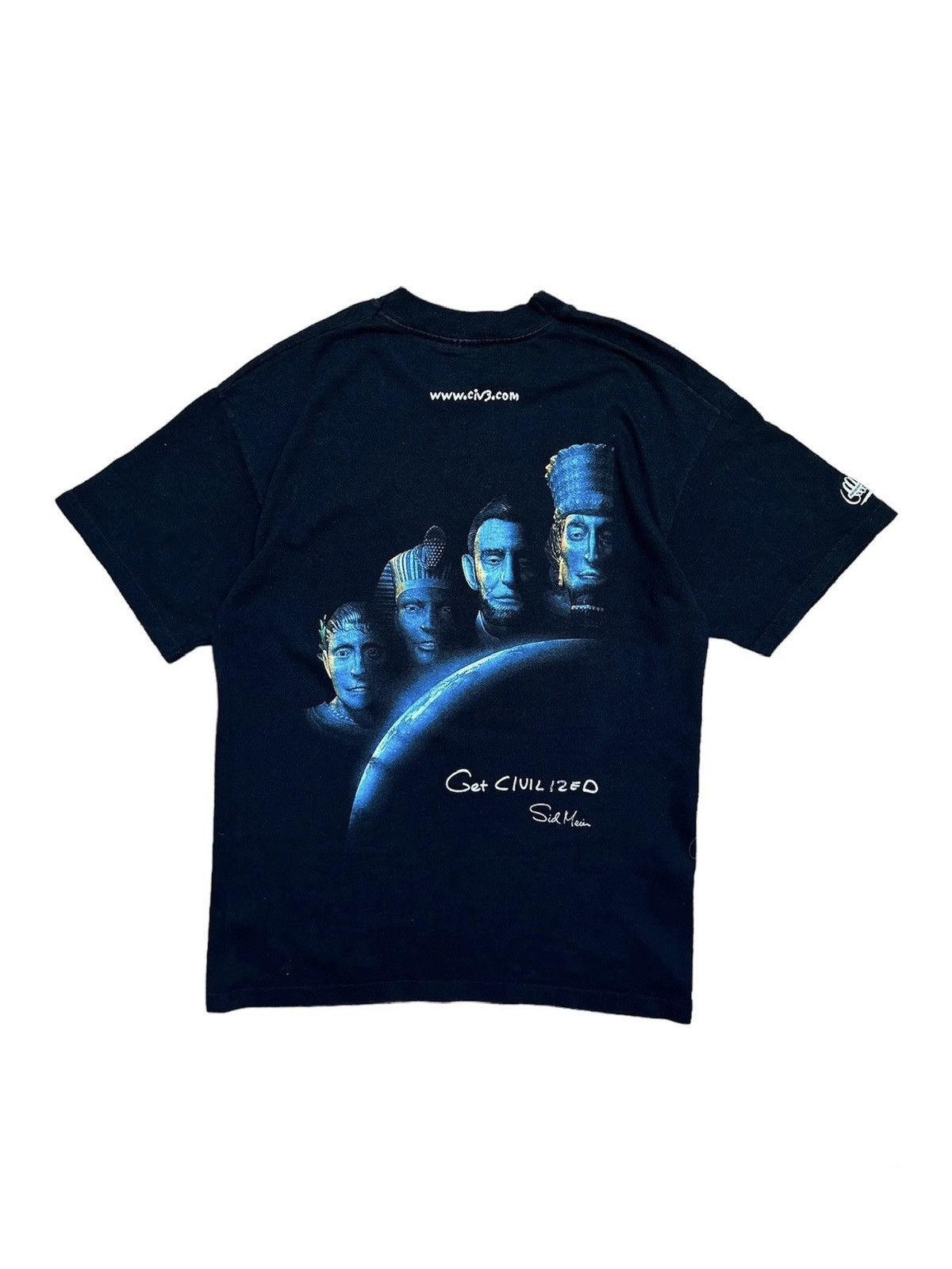 Vintage Sid Meier S Civilization 3 Video Game Promo Tee Y2k Tech Tee Hoodie, Sweatshirt | PodTeesHub.com