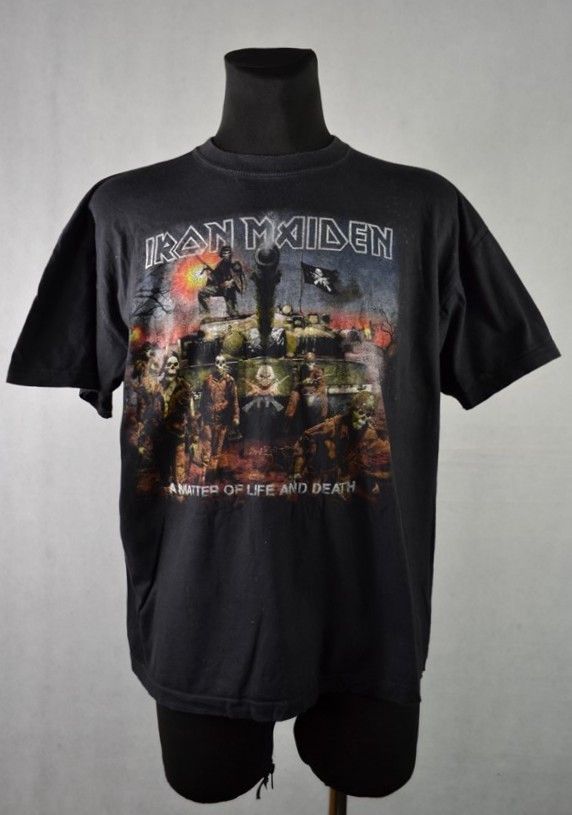 Iron Maiden X Vintage Iron Maiden A Matter Of Life And Death 2006 Tour Vintage Tee Hoodie, Sweatshirt | PodTeesHub.com