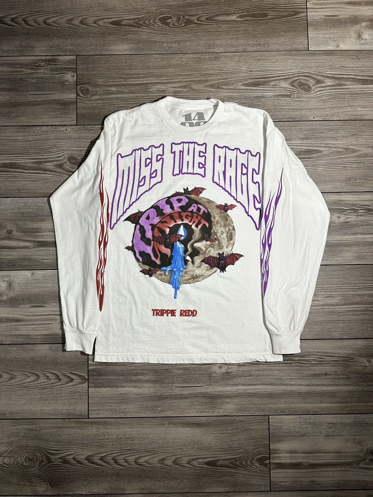 Rap Tees Trippie Redd Miss The Rage Longsleeve Hoodie, Sweatshirt | PodTeesHub.com