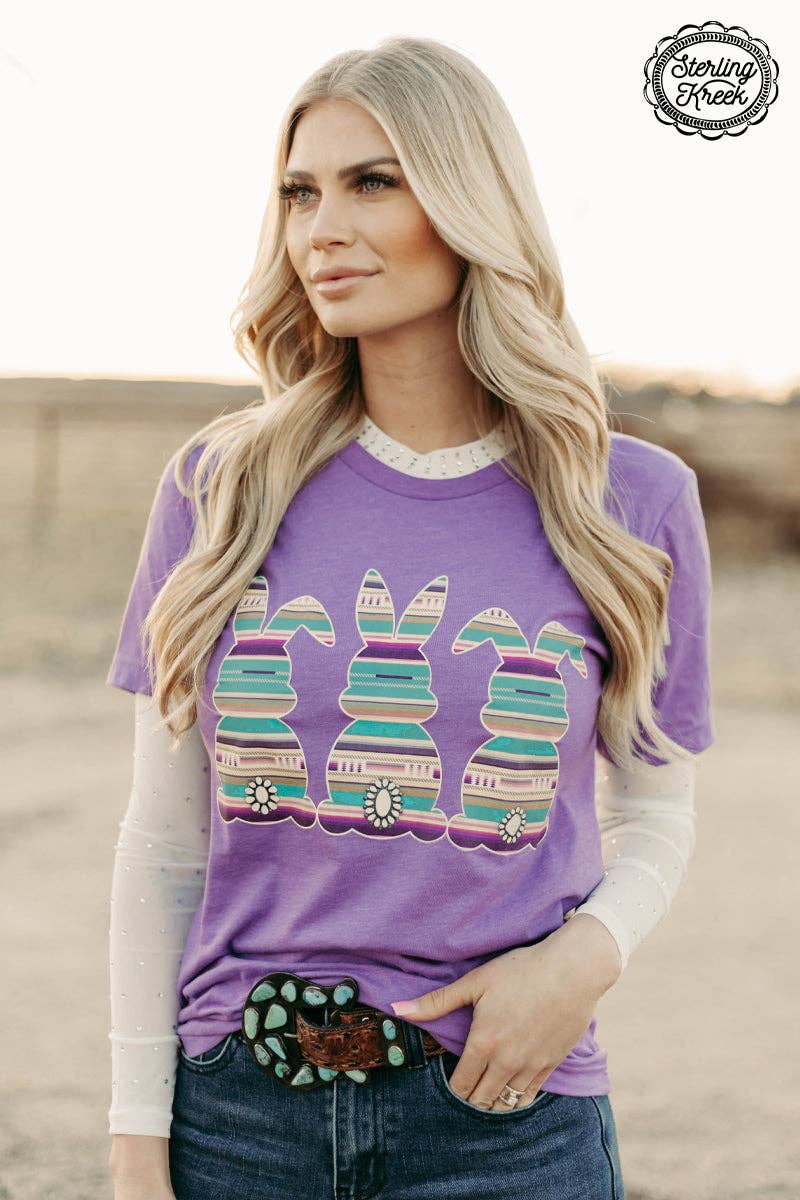 Serape Bunny Tee Hoodie, Sweatshirt | PodTeesHub.com