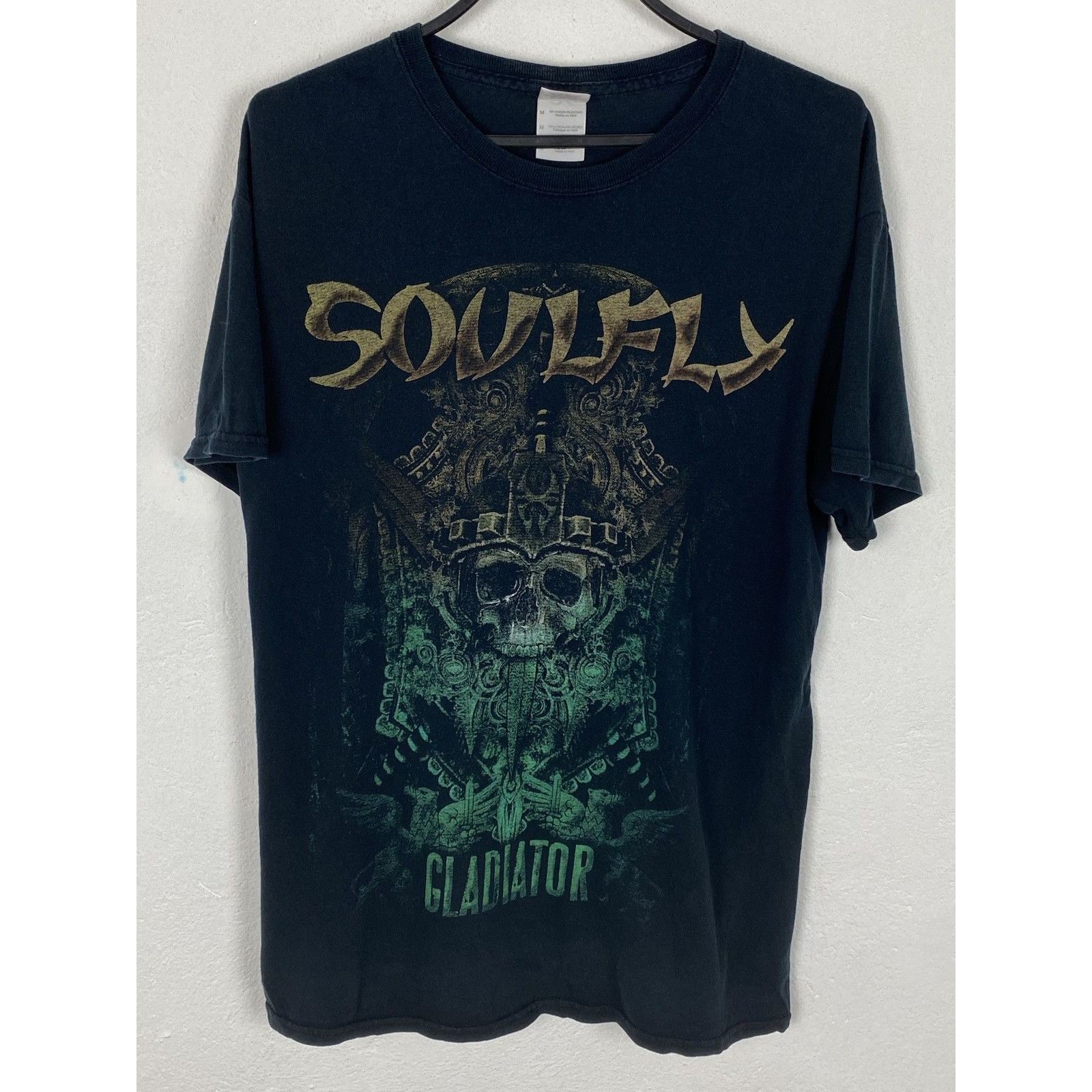 Band Tees Soulfly Enslaved Album Gladiator Heavy Metal T Shirt Hoodie, Sweatshirt | PodTeesHub.com