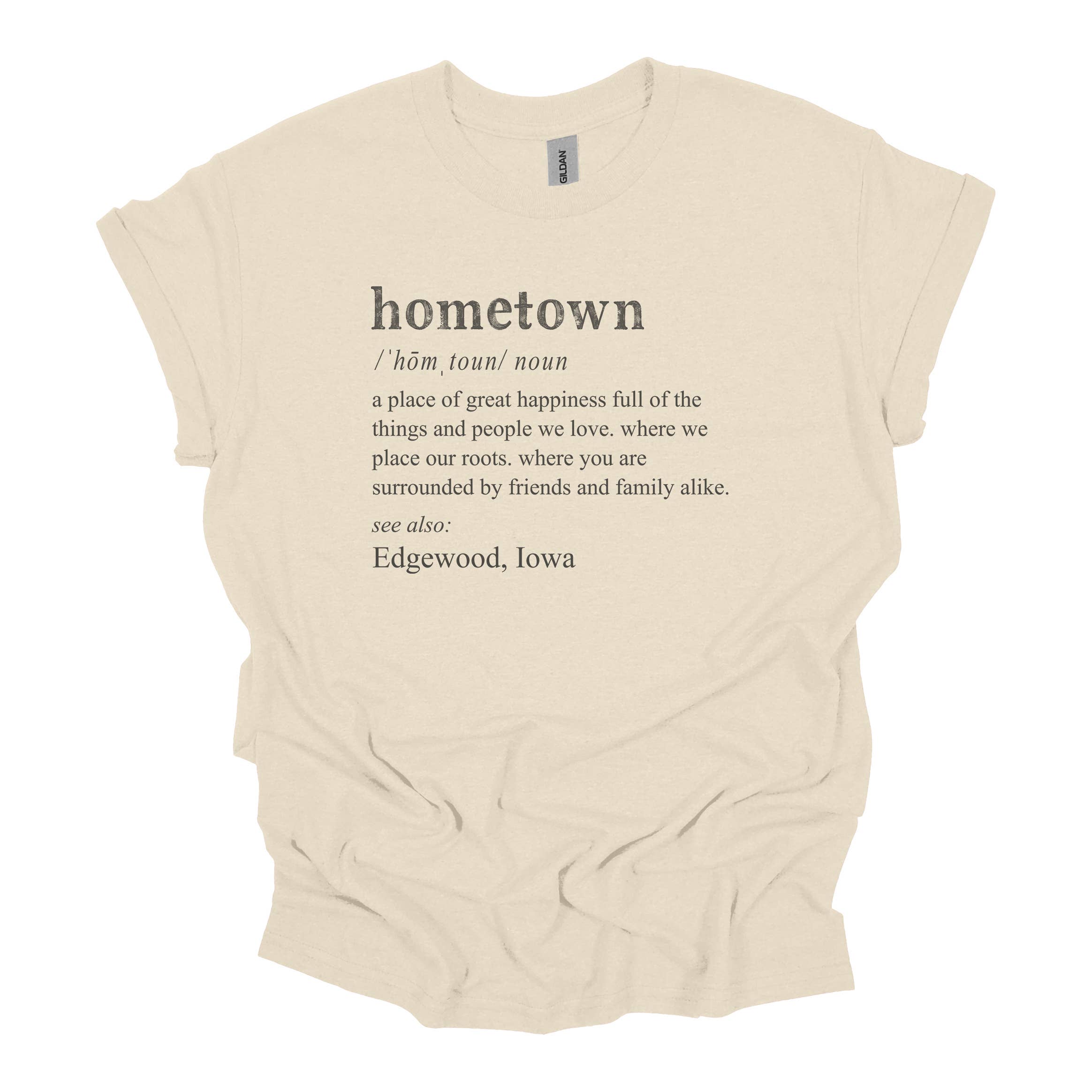 Hometown Definition Personalized Tee Hoodie, Sweatshirt | PodTeesHub.com
