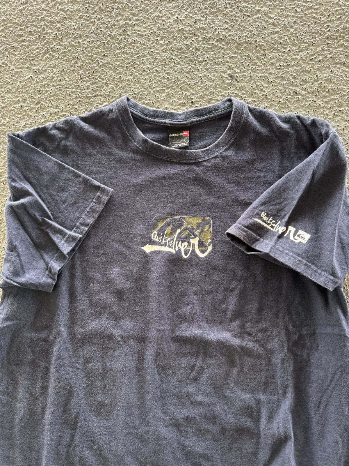 Vintage 2000s Quiksilver Surf Tiger Camo Box Logo T Shirt Hoodie, Sweatshirt | PodTeesHub.com