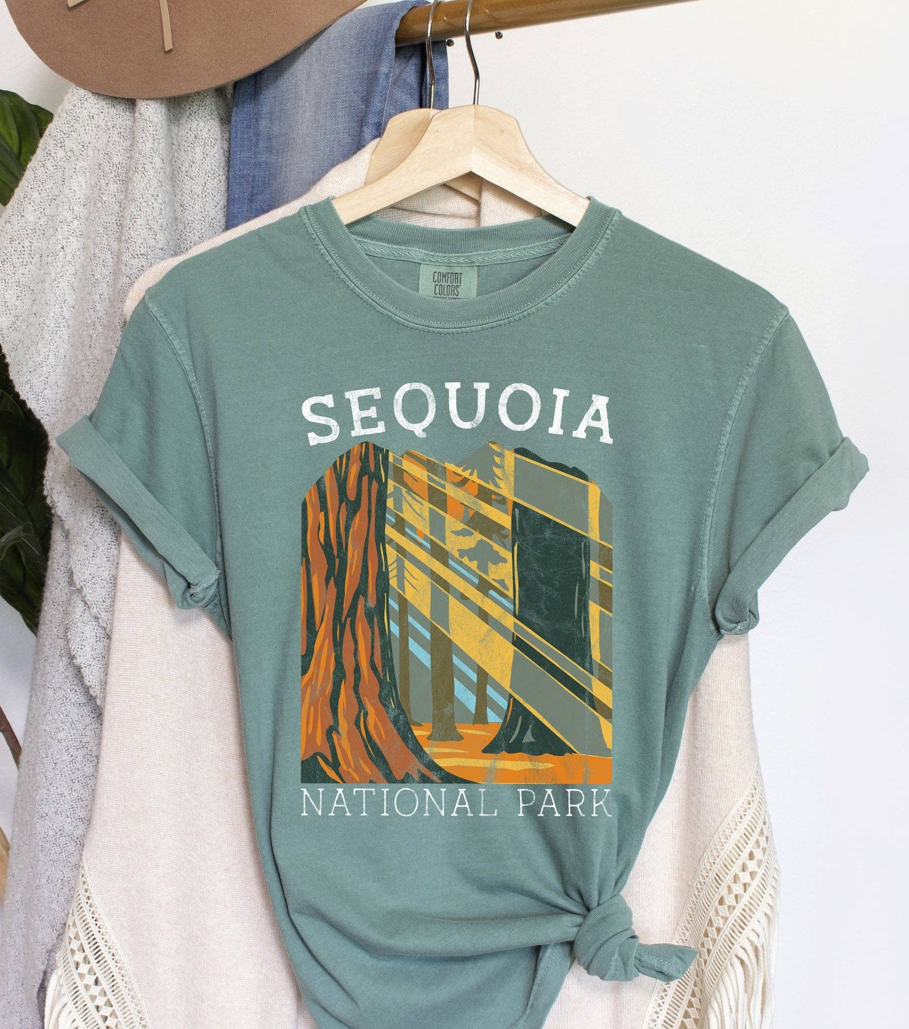 Sequoia National Park Wh Vintage T-Shirt Hoodie, Sweatshirt | PodTeesHub.com