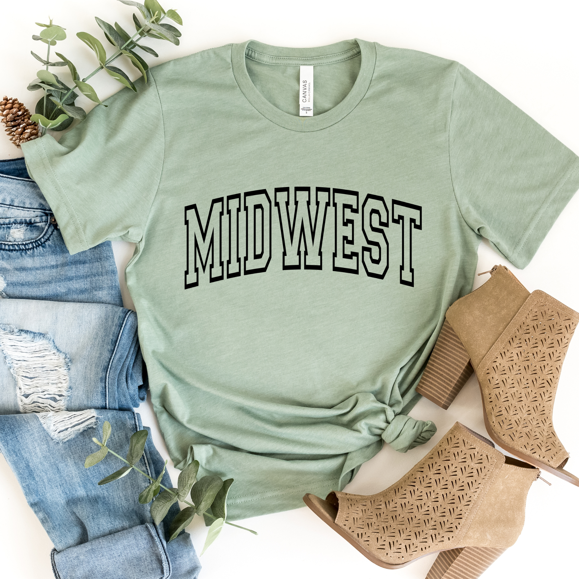 Midwest Graphic Tee Hoodie, Sweatshirt | PodTeesHub.com