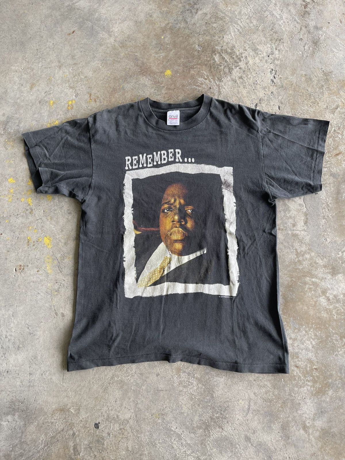 Rap Tees Vintage 90s Notorious B I G Memorial Rap Tee Tribute Hoodie, Sweatshirt | PodTeesHub.com