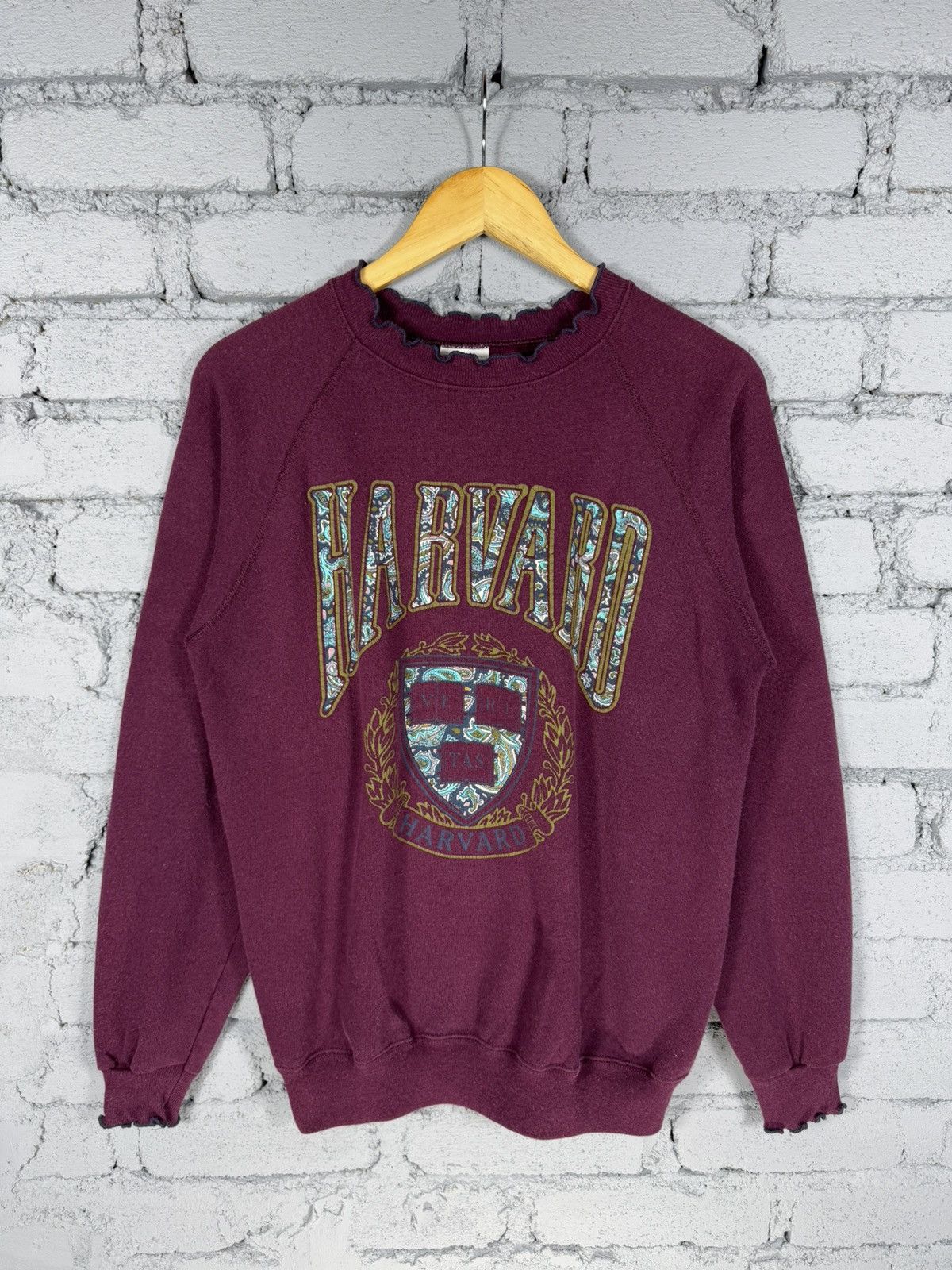 Vintage 90s Harvard Sweatshirt Made In Usa By Hanes T-Shirts, Hoodie | PodTeesHub.com