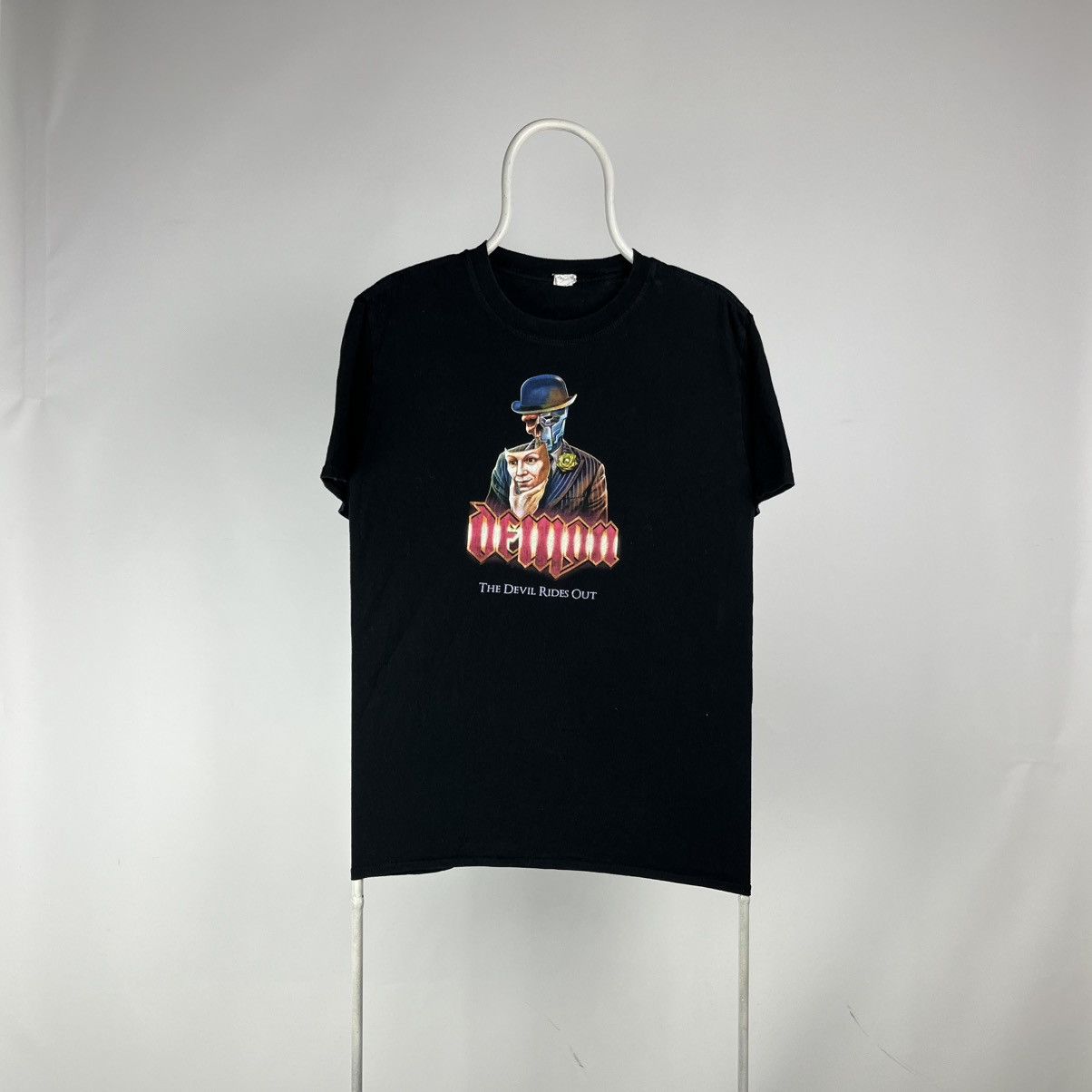 Band Tees Demon Tshirt Devil Riders Out Mask Size Large Hoodie, Sweatshirt | PodTeesHub.com