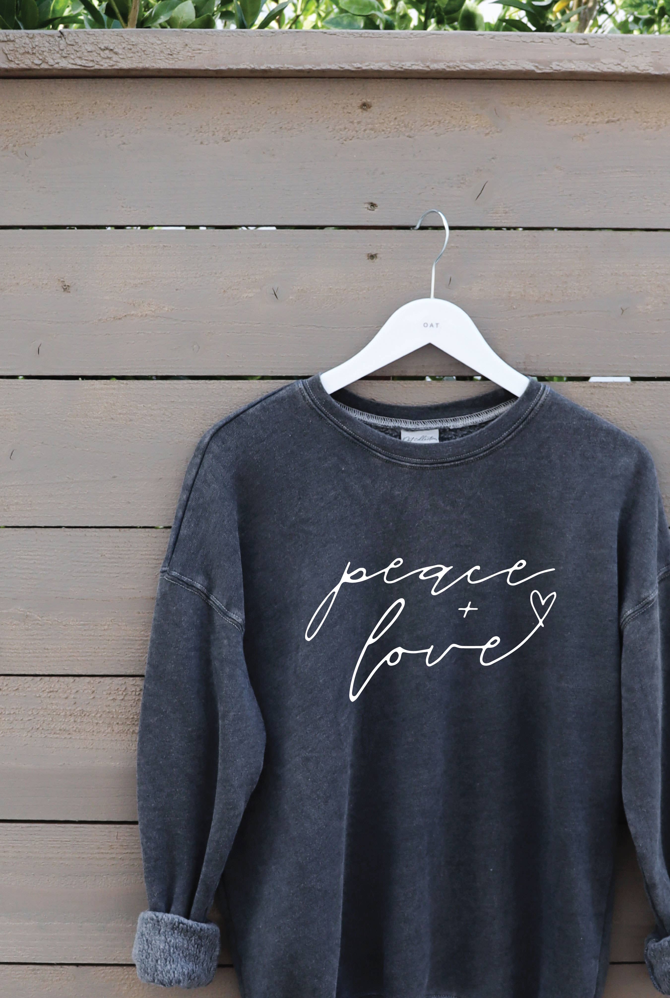 Peace and Love Mineral Graphic Sweatshirt T-Shirts, Hoodie | PodTeesHub.com