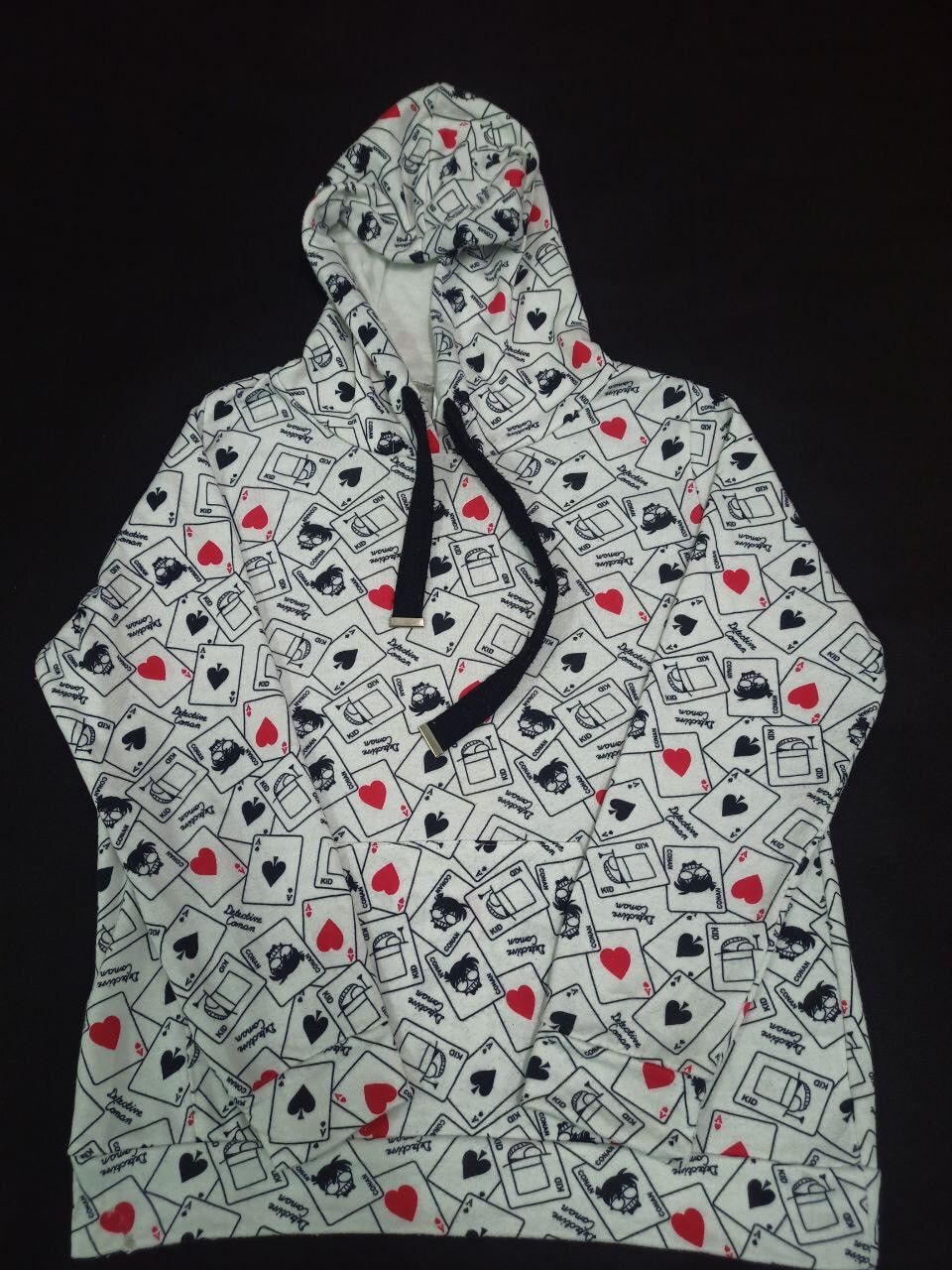Japanese Brand X Vintage Vintage Detective Conan Anime Japan Full Print Hoodie T-Shirts, Sweatshirt | PodTeesHub.com