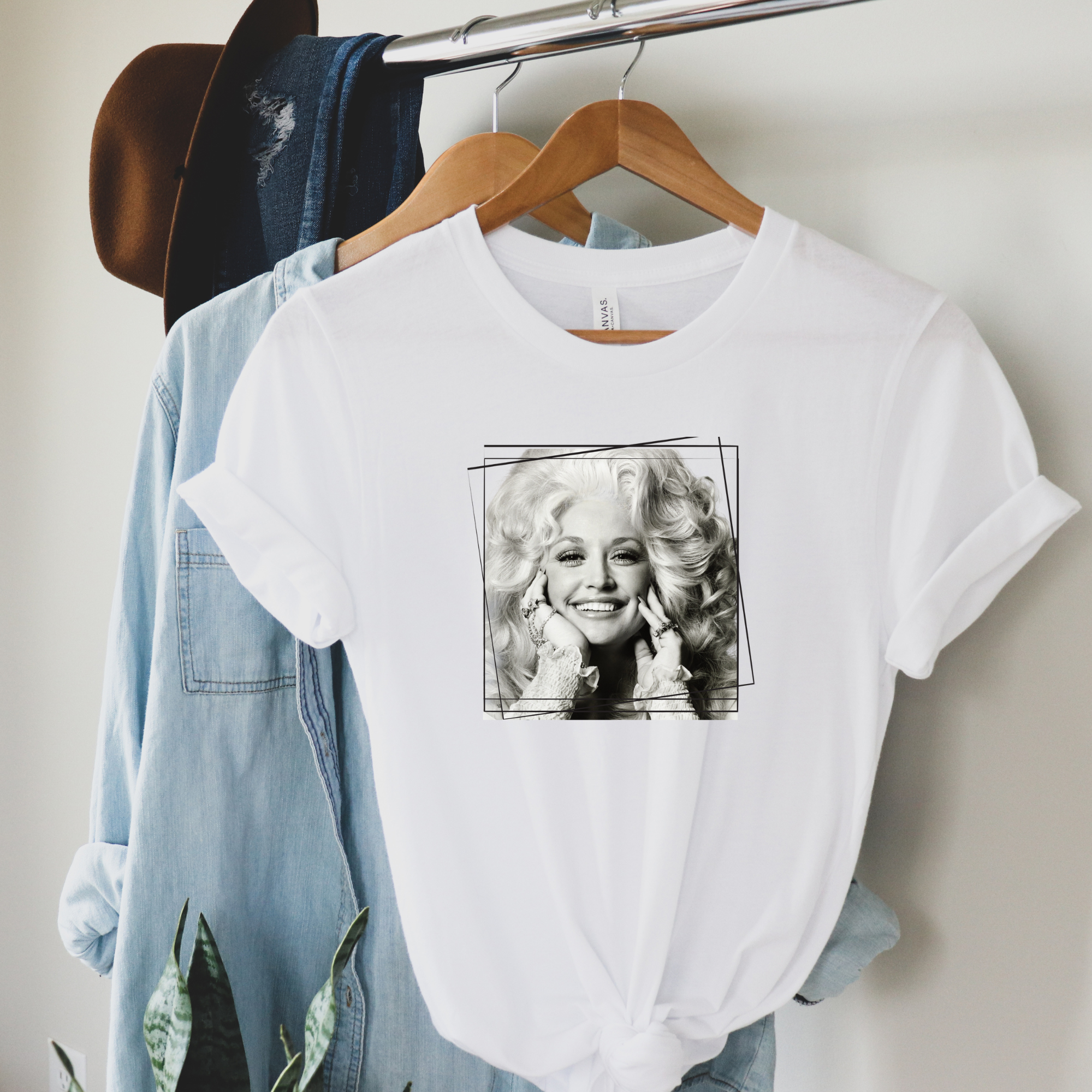 Dolly Portrait Graphic Tee Hoodie, Sweatshirt | PodTeesHub.com