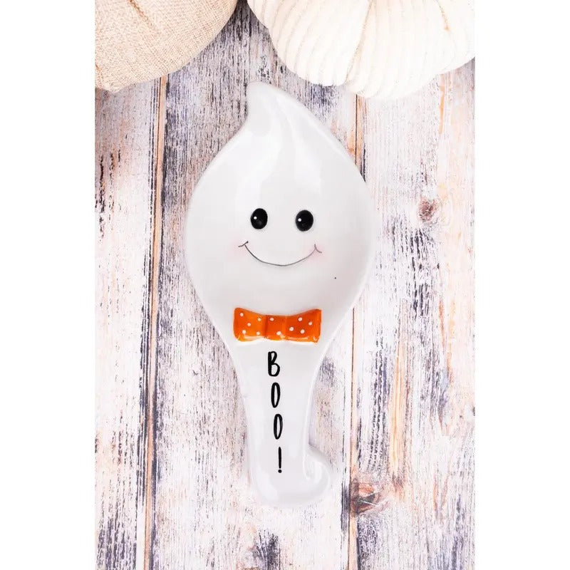 9.25 x 4.25 Hey Boo! Ceramic Ghost Spoon Rest T-Shirts, Hoodie, Sweatshirt | PodTeesHub.com