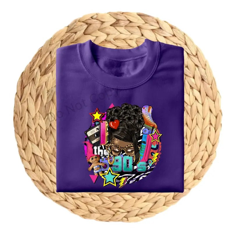 90's Girl DTF Transfer T-Shirts, Hoodie, Sweatshirt | PodTeesHub.com