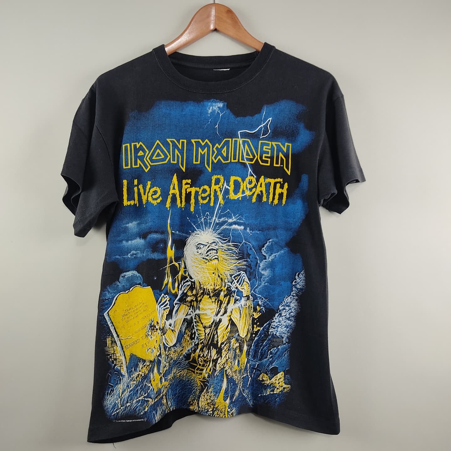 Iron Maiden X Vintage 1985 Iron Maiden Live After Death T-Shirts, Hoodie, Sweatshirt | PodTeesHub.com