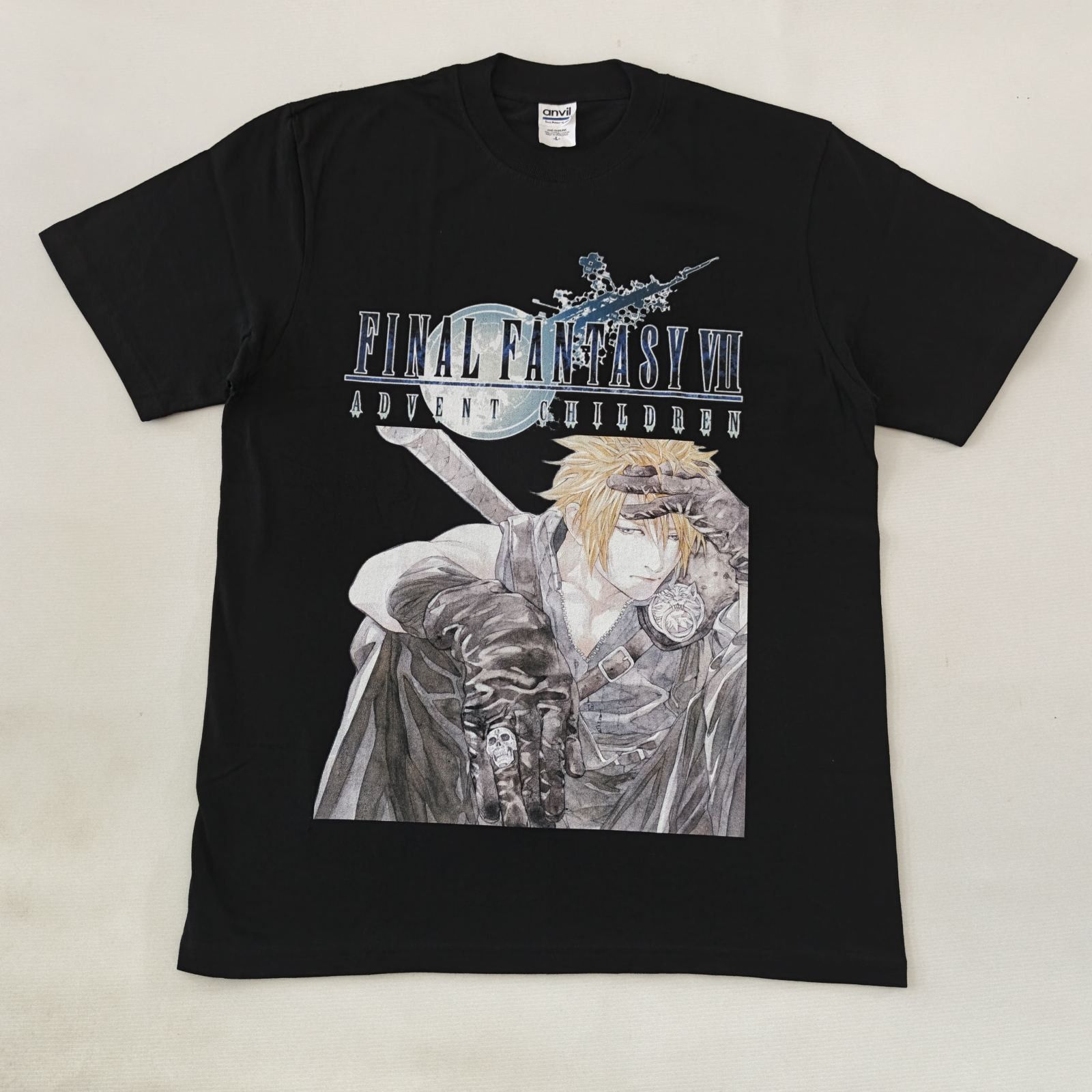 Playstation Final Fantasy Vii Advent Children Black Anvil Size L T-Shirts, Hoodie, Sweatshirt