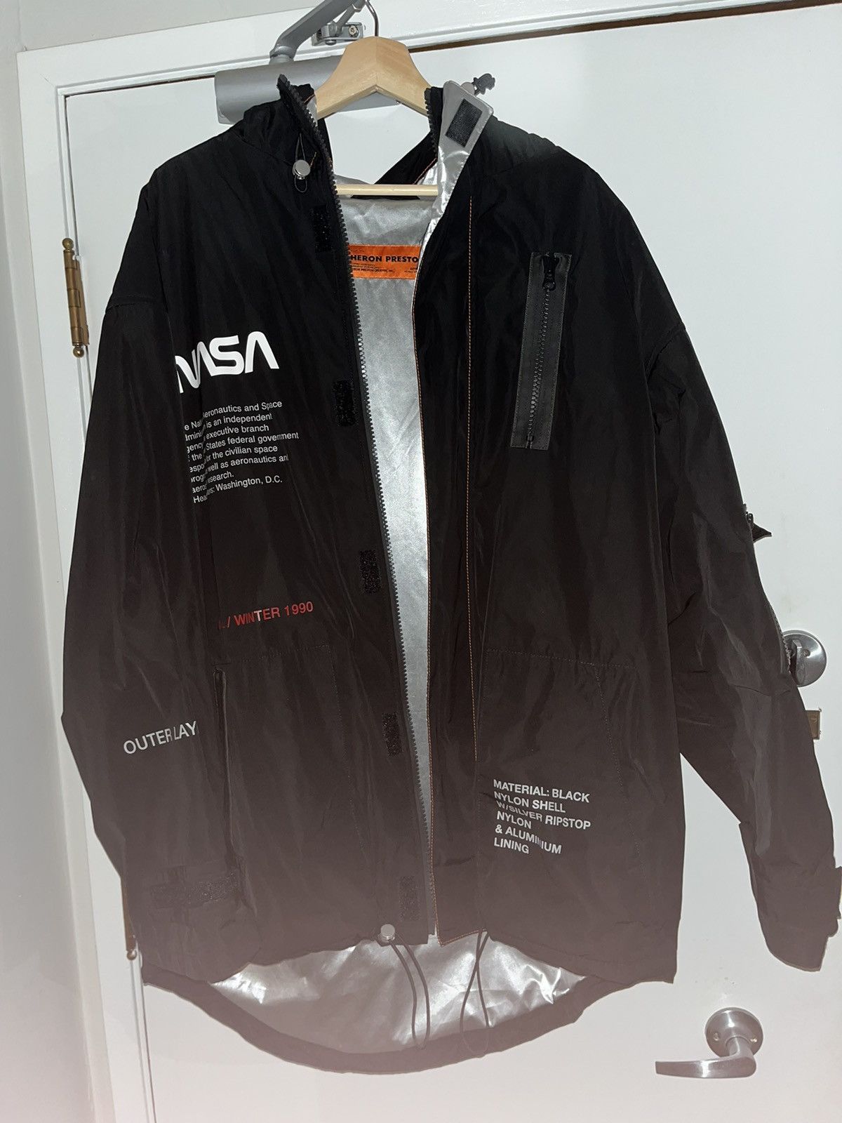 Heron Preston Nasa Parka T-Shirts, Hoodie, Sweatshirt | PodTeesHub.com