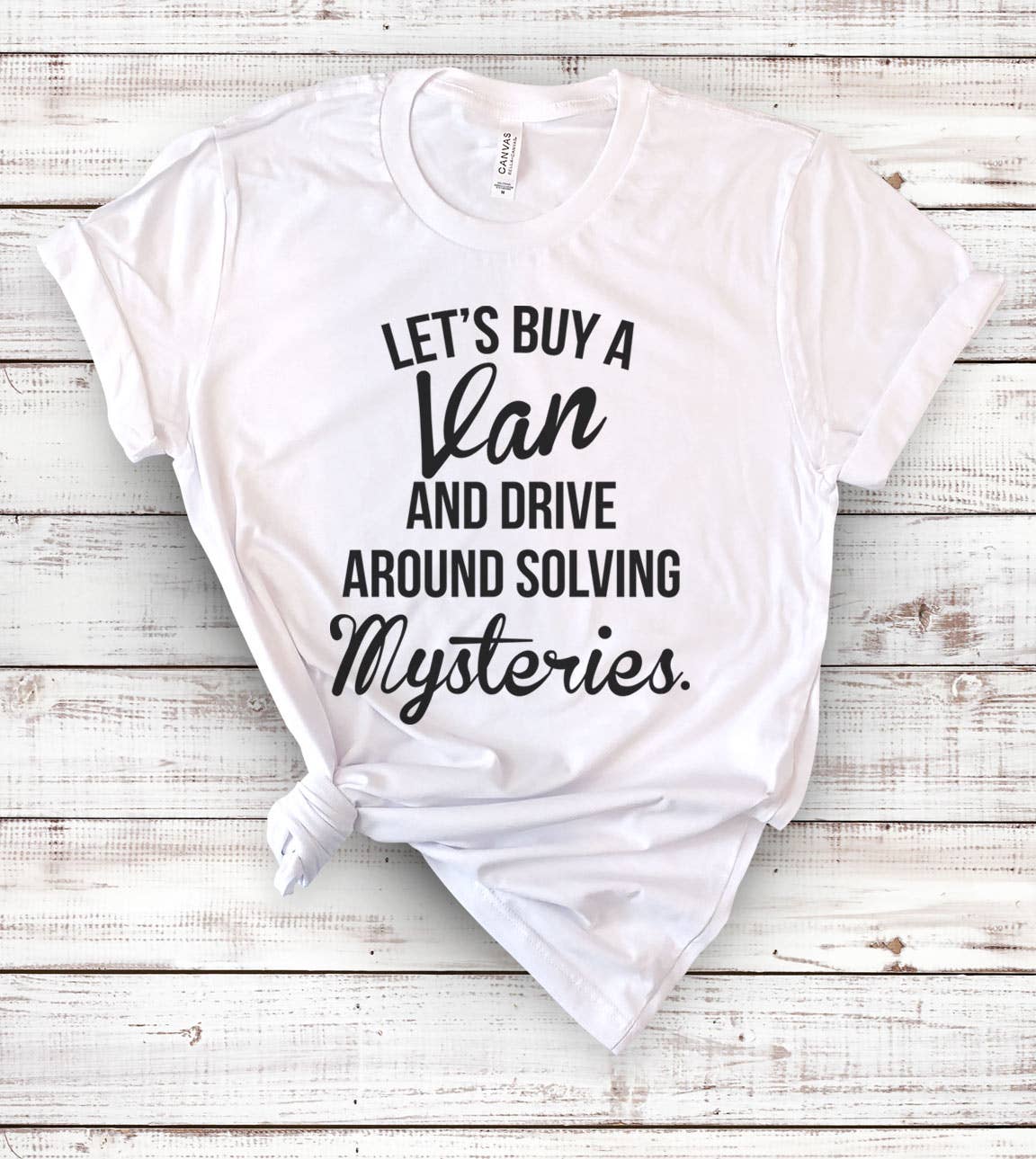 Let's Buy A Van - Funny Solve Mysteries Cute Nerd T-Shirt Hoodie, Sweatshirt | PodTeesHub.com
