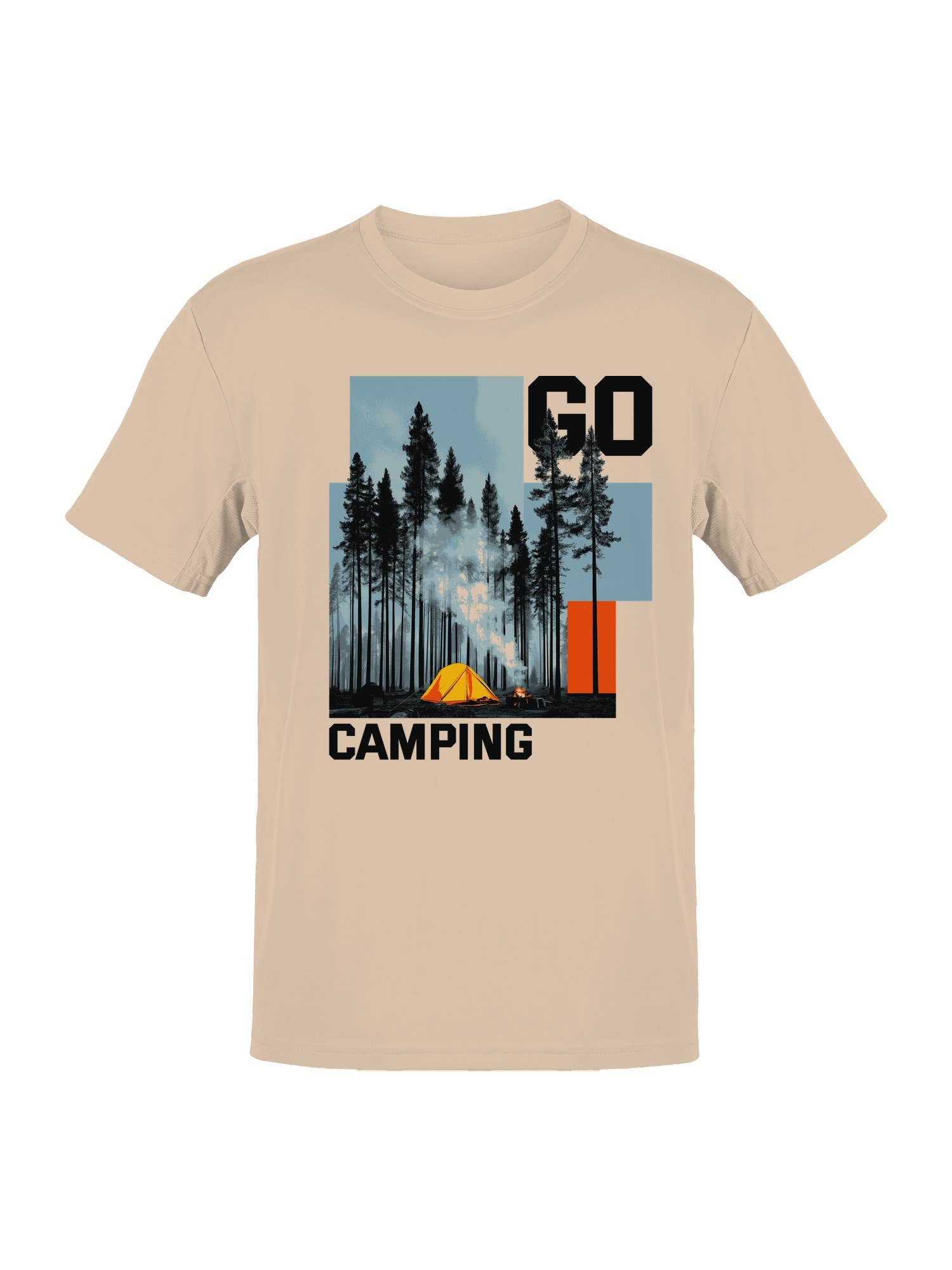 Explore Nature: Go Camping Design Men's T-Shirt Hoodie, Sweatshirt | PodTeesHub.com