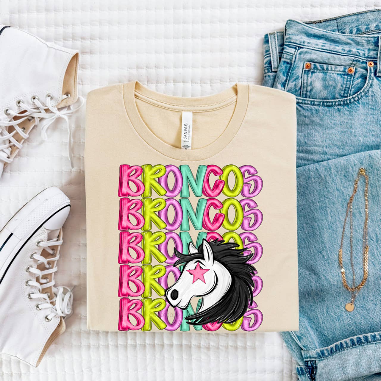 Stacked Retro Mascot Tee Hoodie, Sweatshirt | PodTeesHub.com