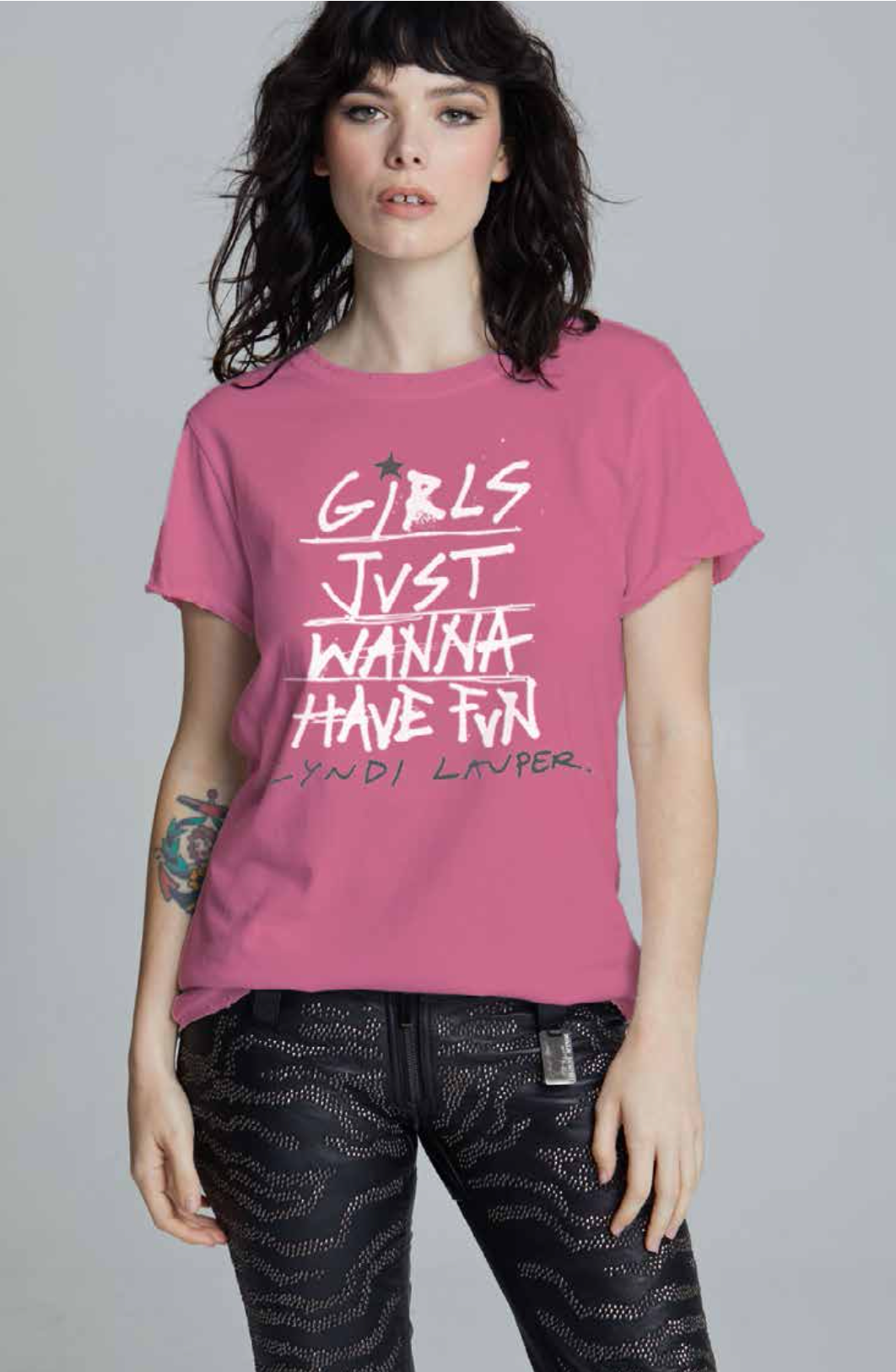 303464 - 630 Cyndi Lauper Burn Out Graphic Tee Hoodie, Sweatshirt | PodTeesHub.com
