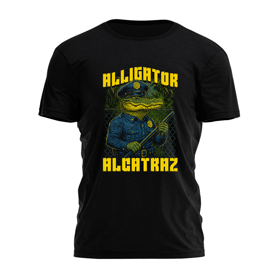Alligator Alcatraz - Illustration Tee - 3952 Hoodie, Sweatshirt | PodTeesHub.com