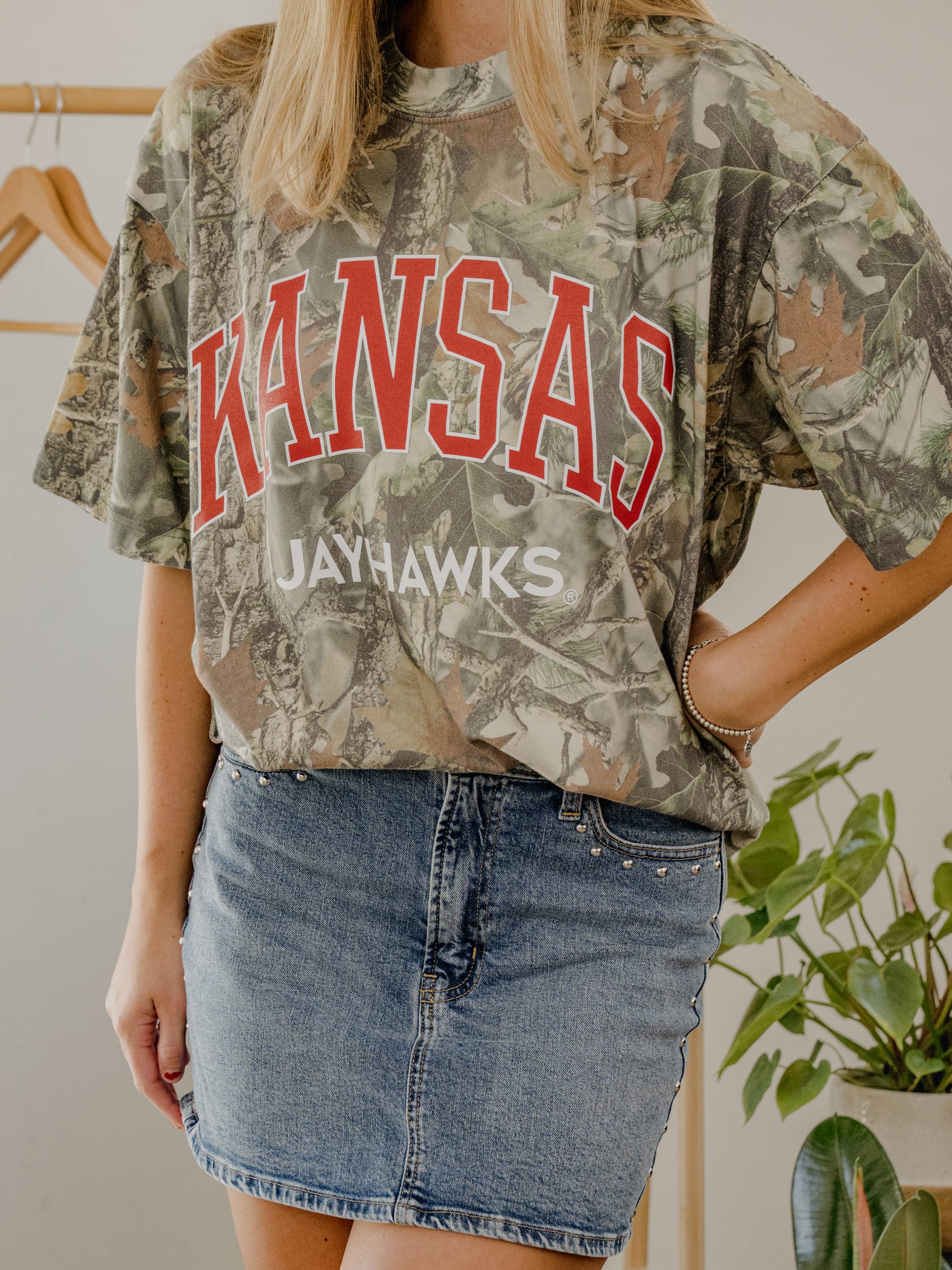 Ku Kansas Jayhawks Filled Gault Camo  Tee Hoodie, Sweatshirt | PodTeesHub.com