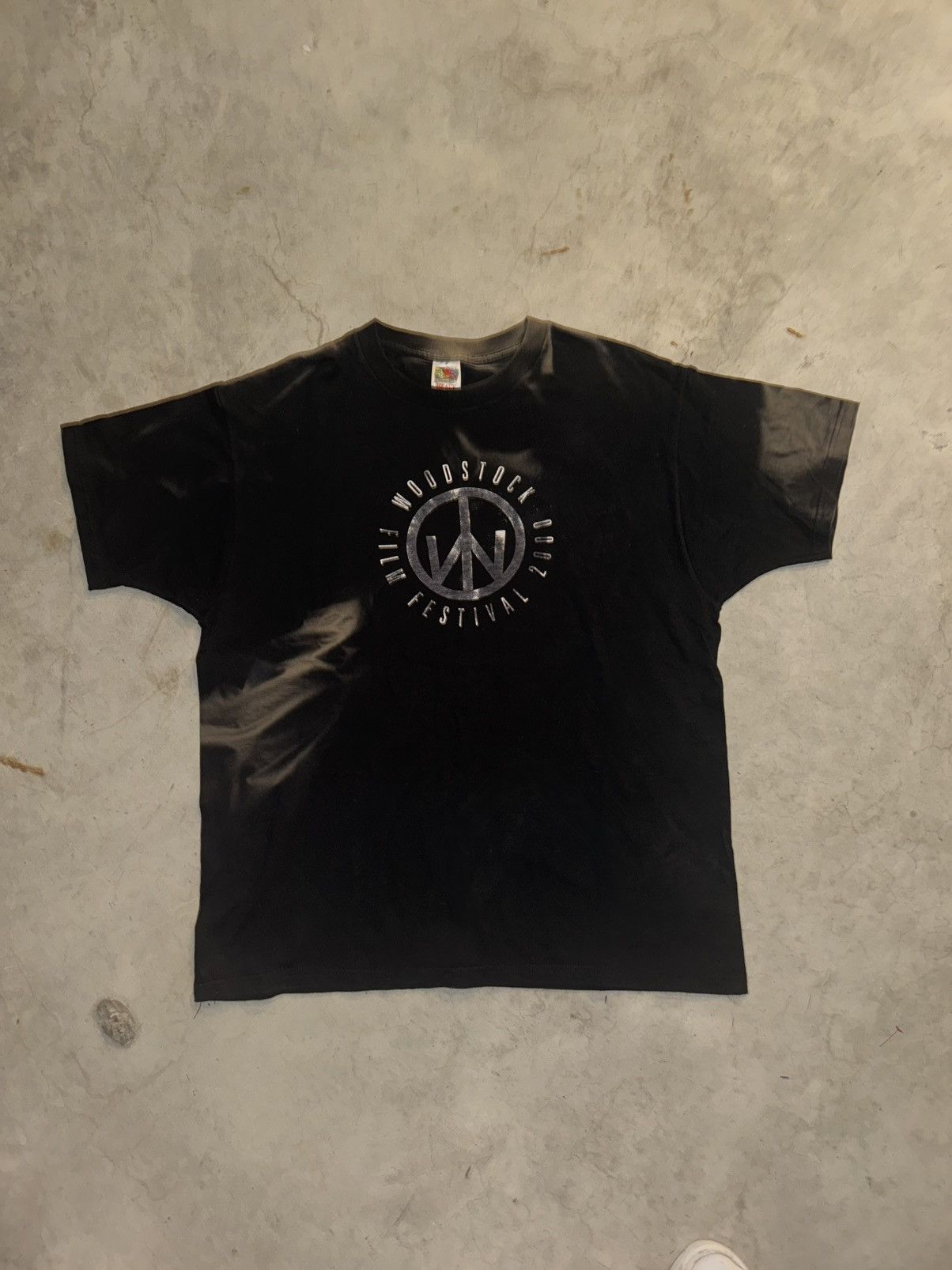 Rare Vintage 2000 Woodstock Film Festival Sunfaded Tee Hoodie, Sweatshirt | PodTeesHub.com
