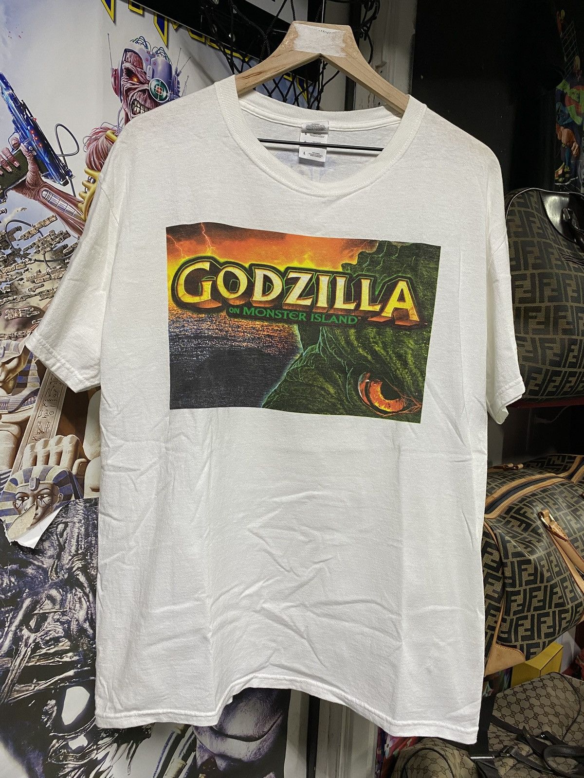 Vintage Godzilla Movie Rare Size Large T-Shirts, Hoodie, Sweatshirt