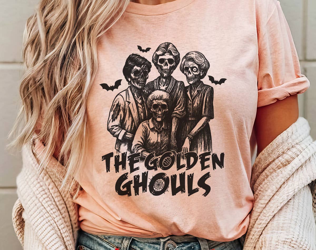 The Golden Girl Ghouls - Funny Halloween Graphic T-Shirt Hoodie, Sweatshirt | PodTeesHub.com