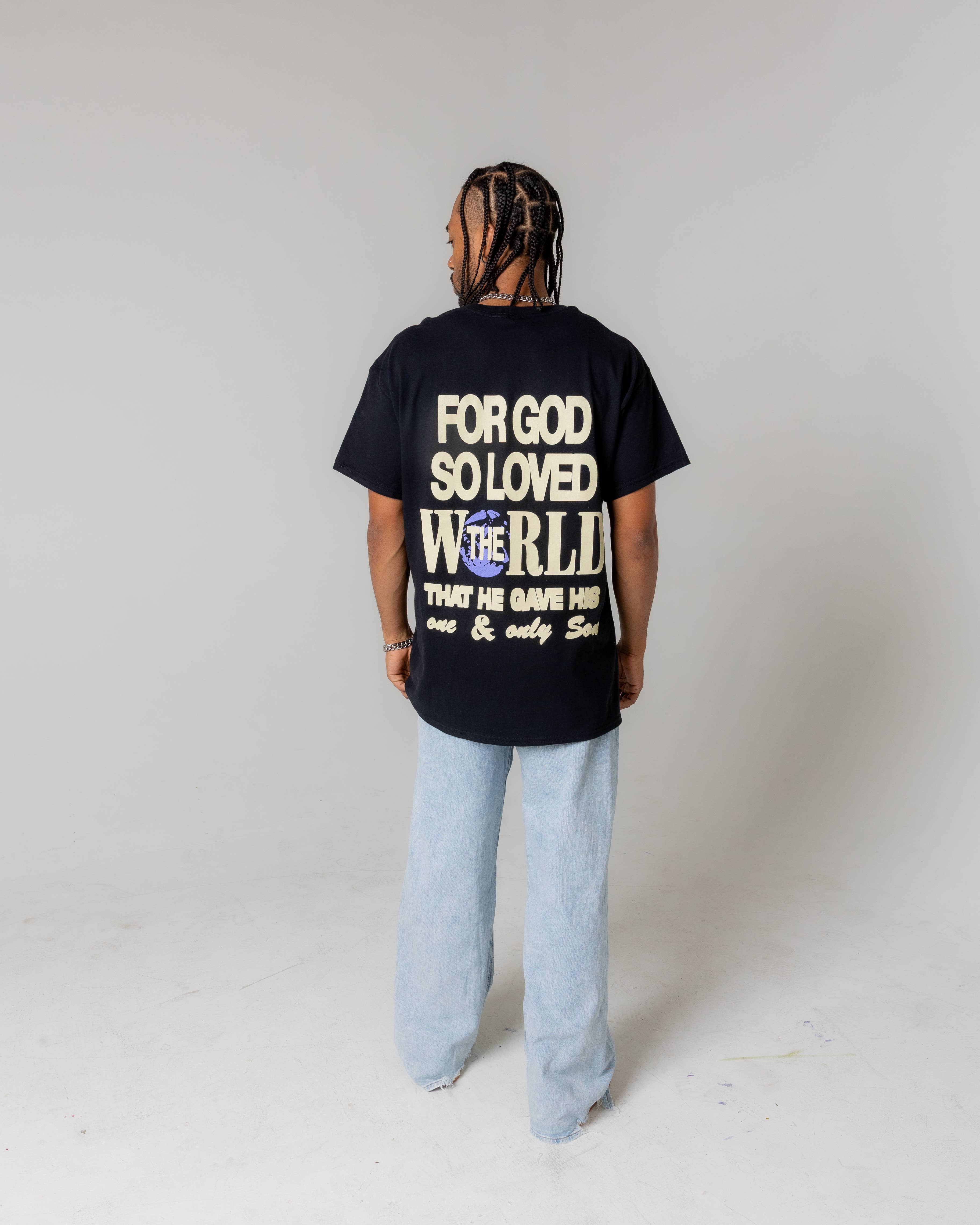 "For God So Loved the World" Tee Hoodie, Sweatshirt | PodTeesHub.com