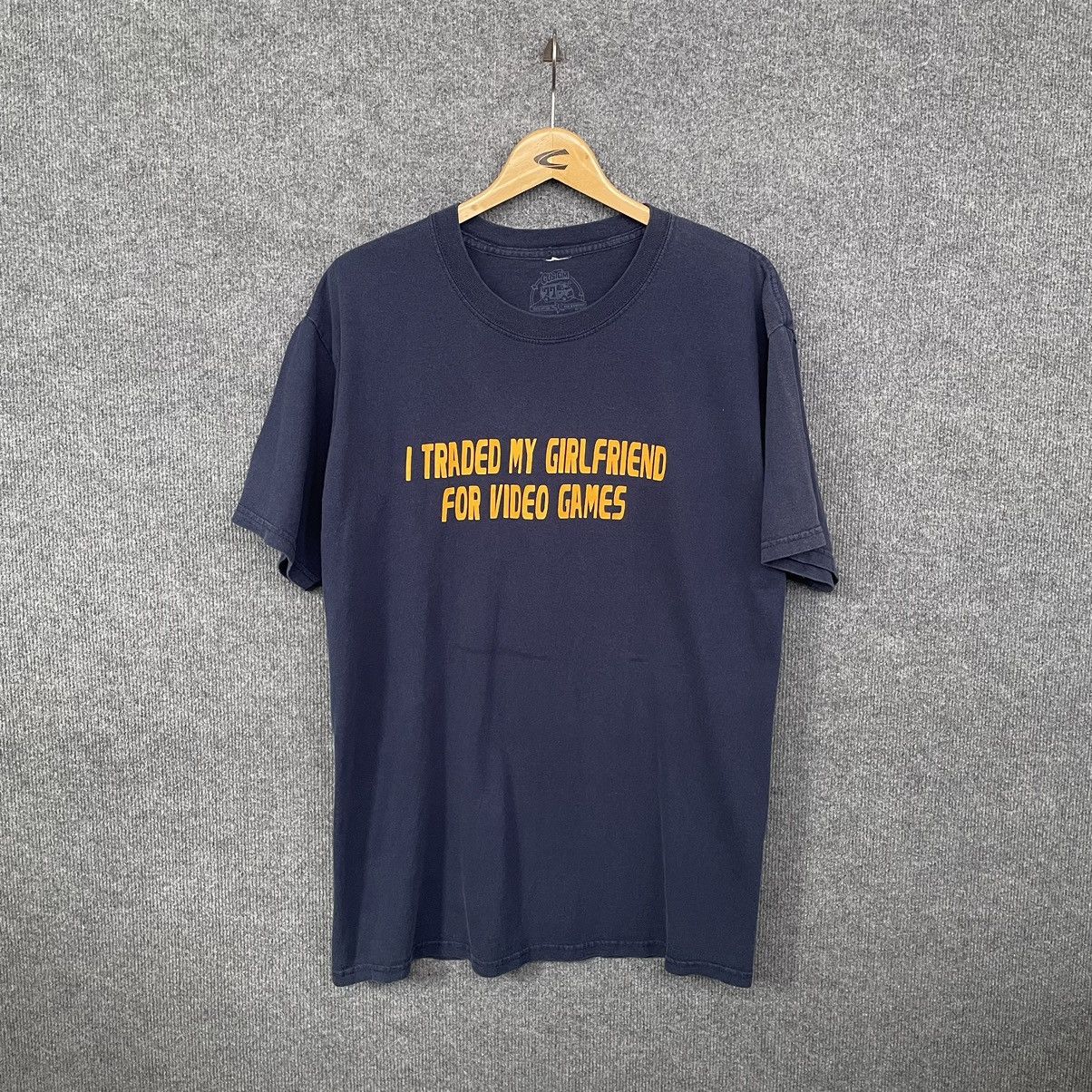 Vintage Y2k I Traded My Girlfriend For Video Games T Shirt Hoodie, Sweatshirt | PodTeesHub.com