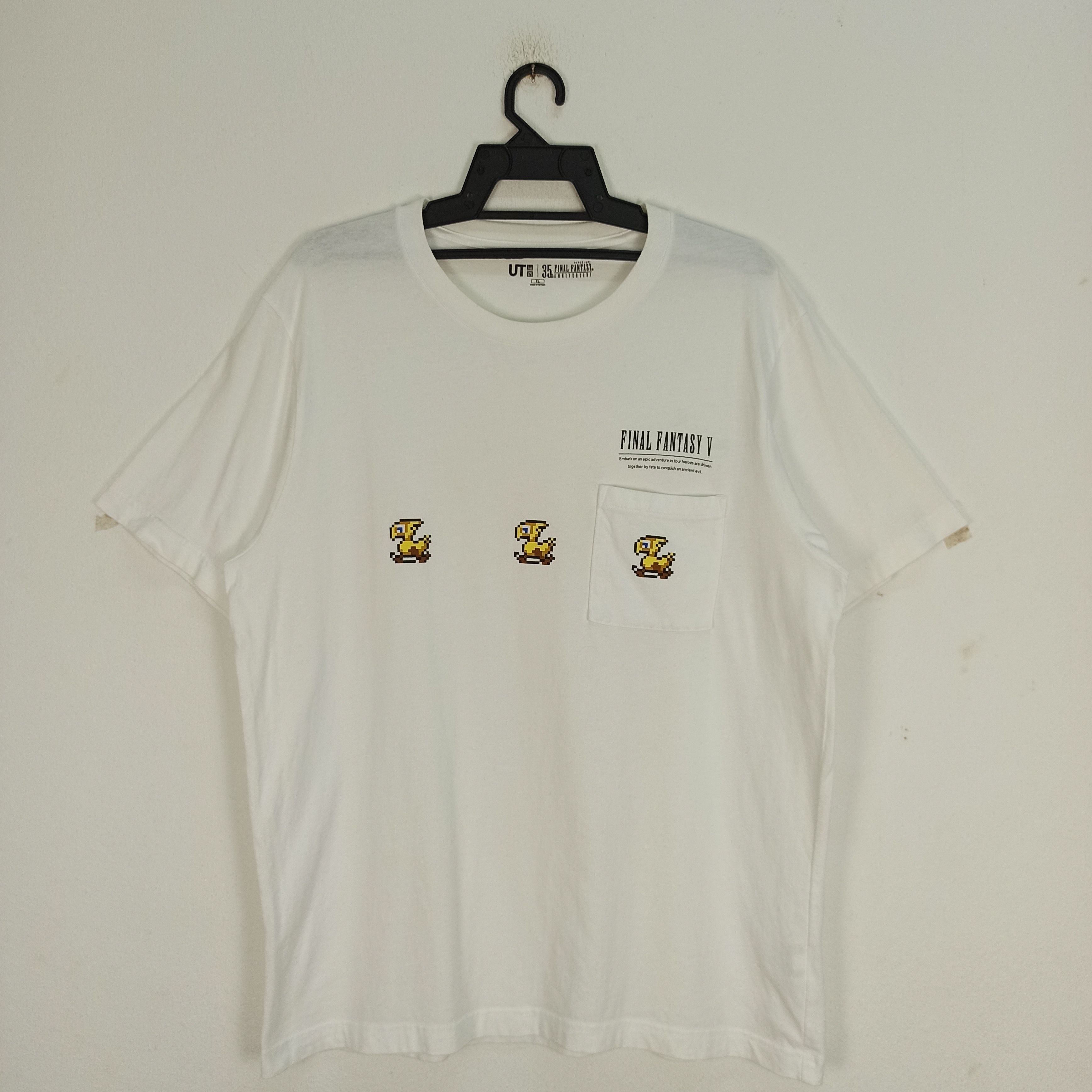 Rare Anime Final Fantasy V Tshirt By Uniqlo Hoodie, Sweatshirt | PodTeesHub.com