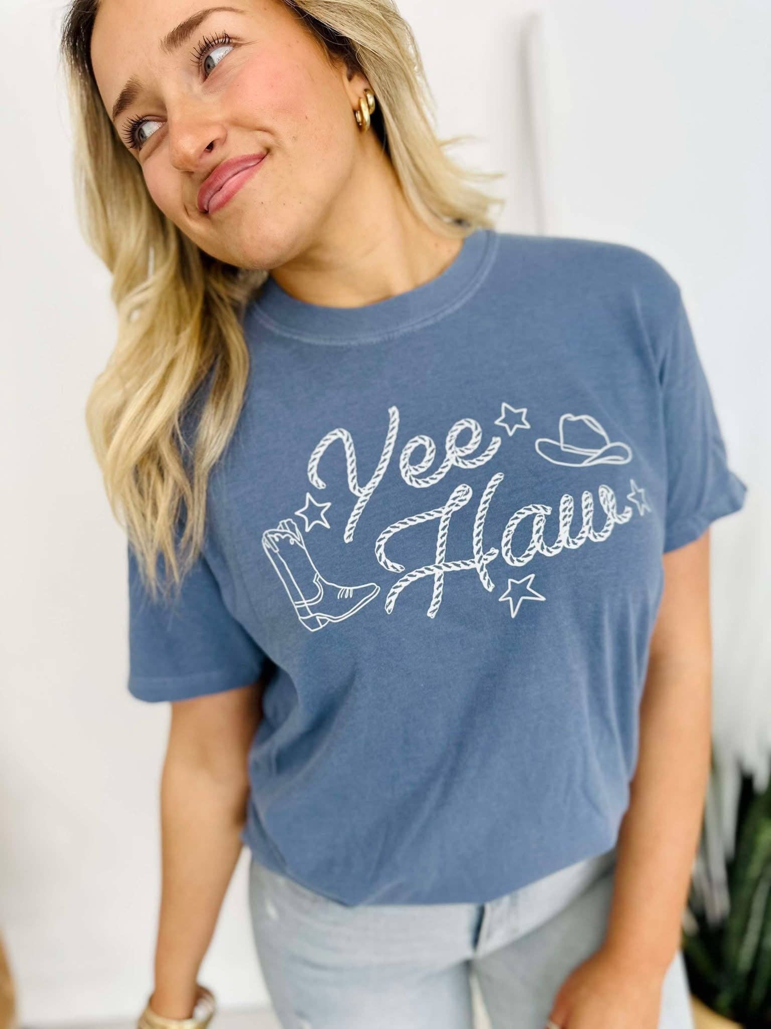 Yee Haw Rope Western Thing's Dtf Tee Hoodie, Sweatshirt | PodTeesHub.com
