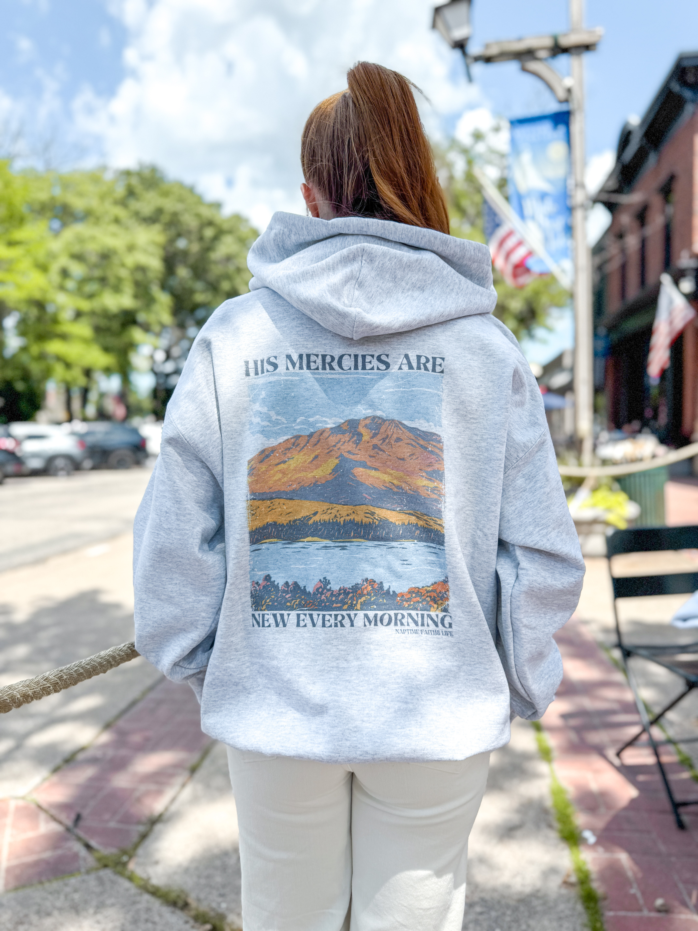 His Mercies Are New Christian Hooded Sweatshirt T-Shirts, Hoodie | PodTeesHub.com