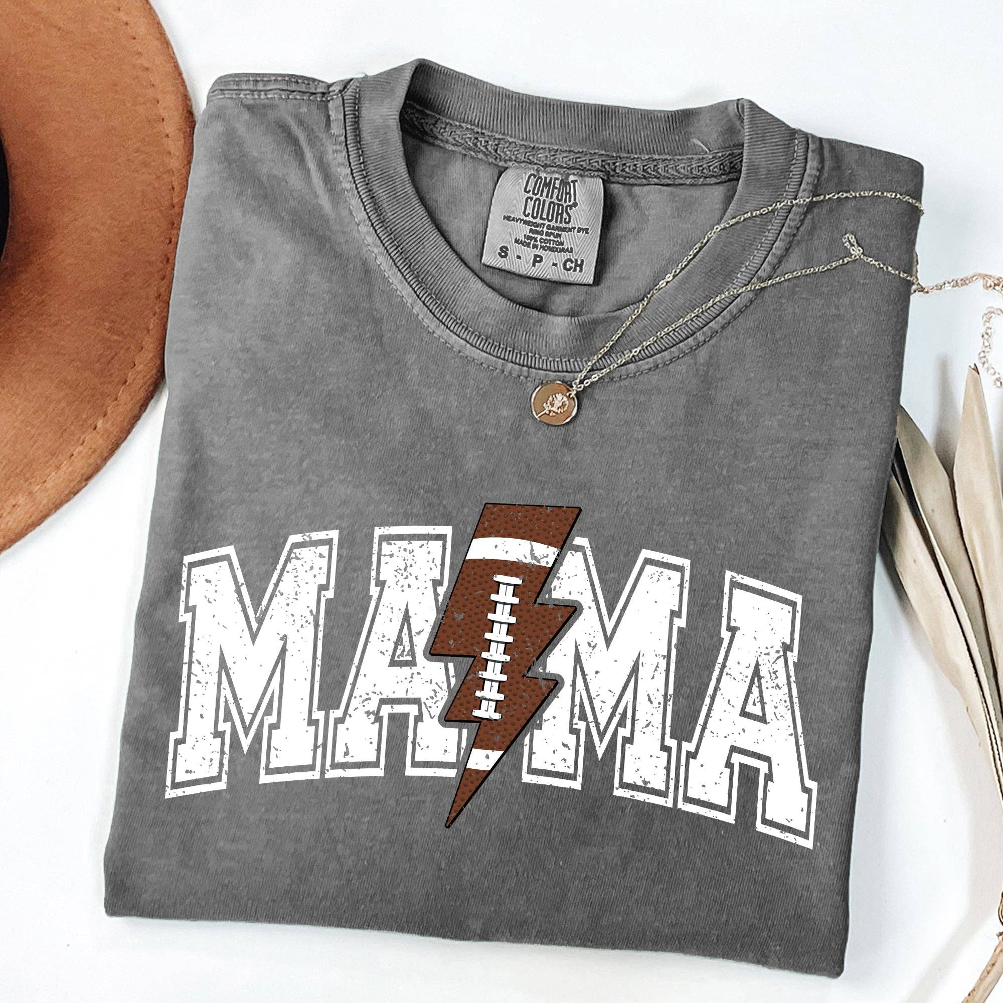Mama Lightening Bolt Football Game Day Tailgate Party Tshirt Hoodie, Sweatshirt | PodTeesHub.com