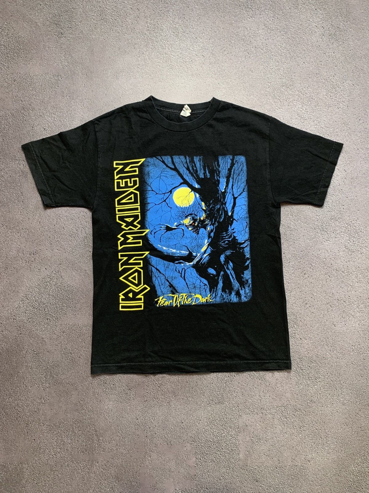 Iron Maiden X Vintage Vintage Iron Maiden Fear Of The Dark T Shirt Tee Rare Hoodie, Sweatshirt | PodTeesHub.com