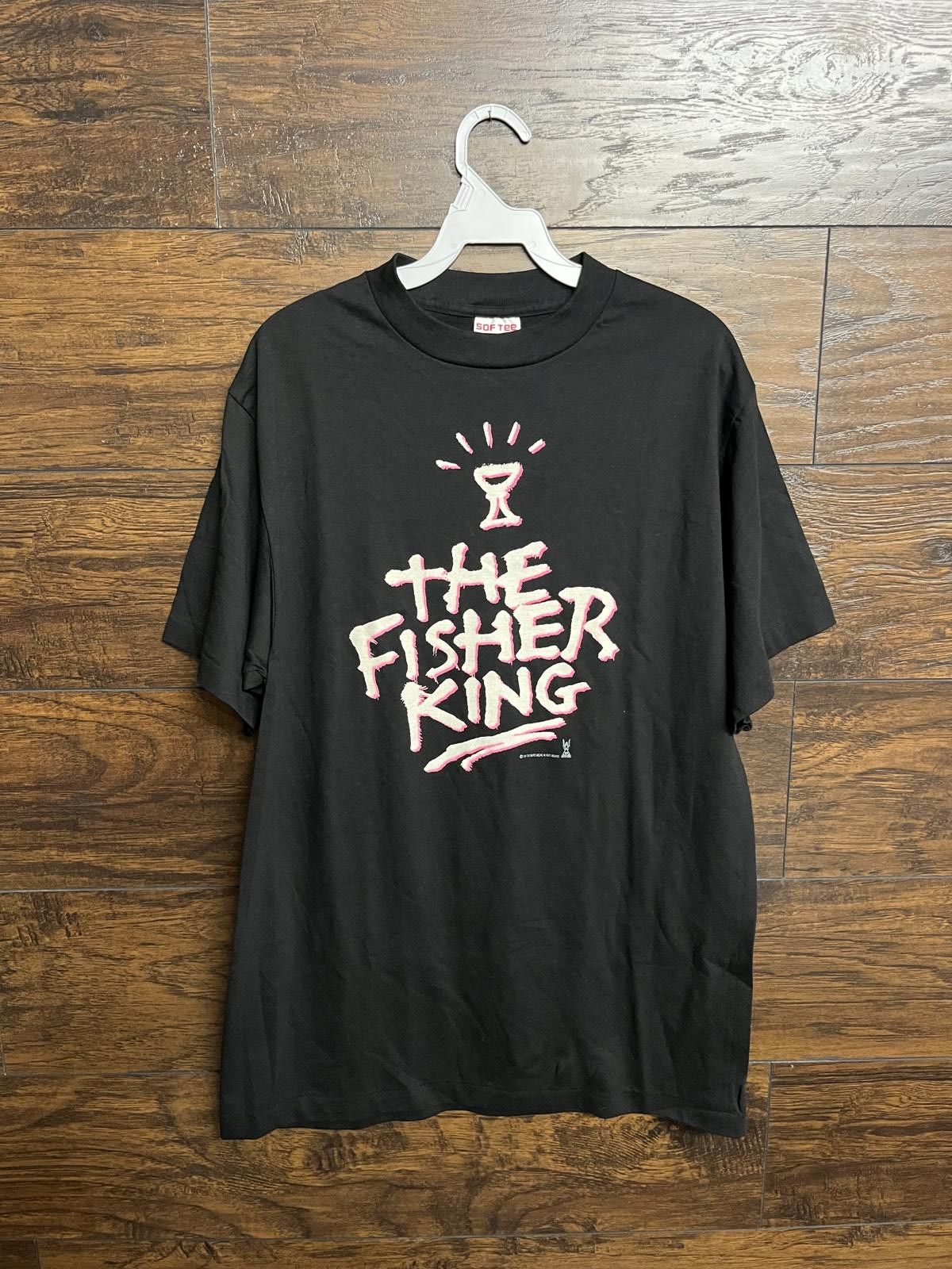 Designer Vtg The Fisher King Movie T Shirt Film Promo 1991 L Hoodie, Sweatshirt | PodTeesHub.com