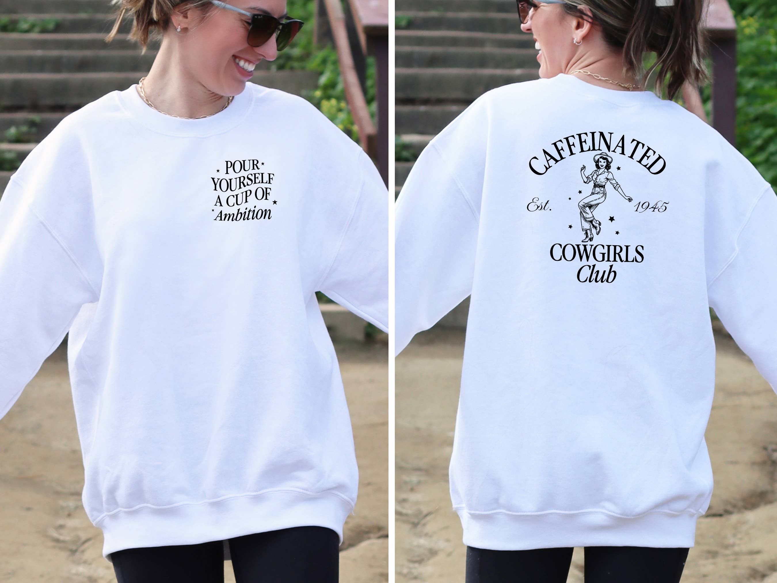 Coffee Sweatshirt, Western Sweatshirt, Graphic Apparel T-Shirts, Hoodie | PodTeesHub.com