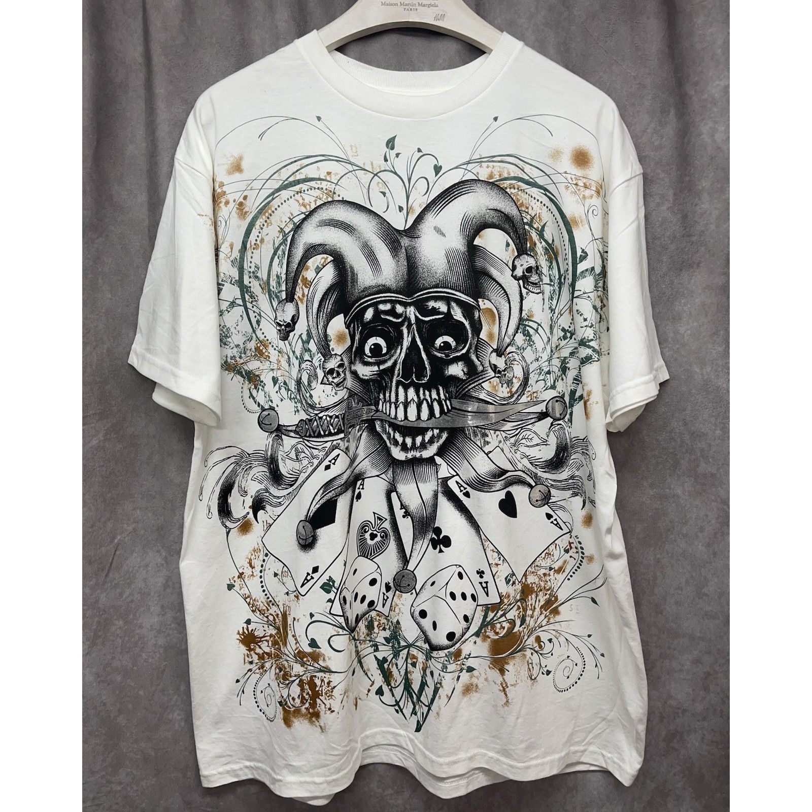 Fruit Loom Vintage Y2k Joker Skull Gambling Aop Grunge Si T-Shirts, Hoodie, Sweatshirt